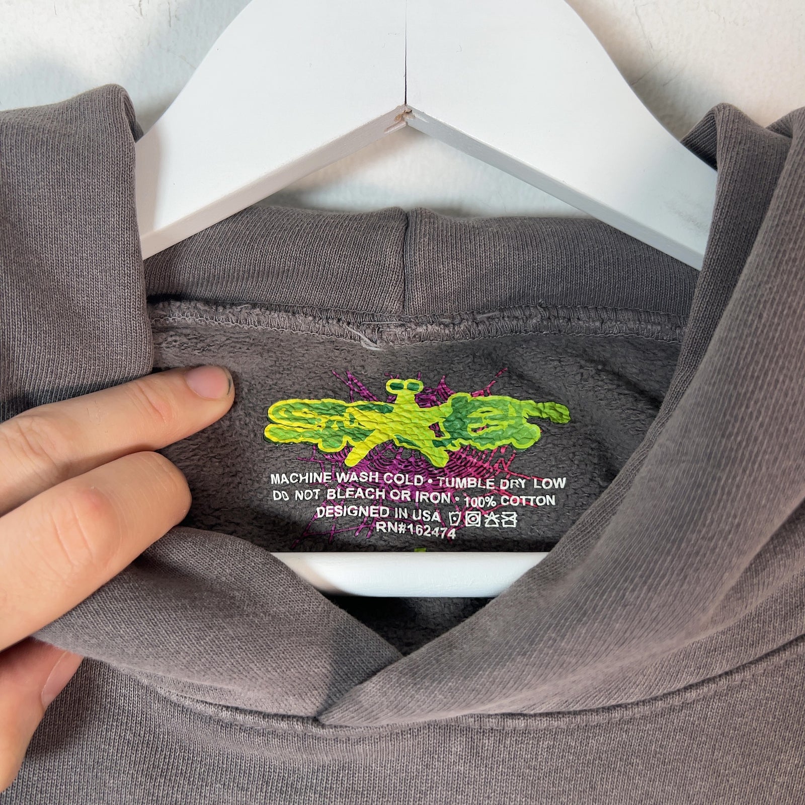 Sp5der Slime Web Graphic Hoodie