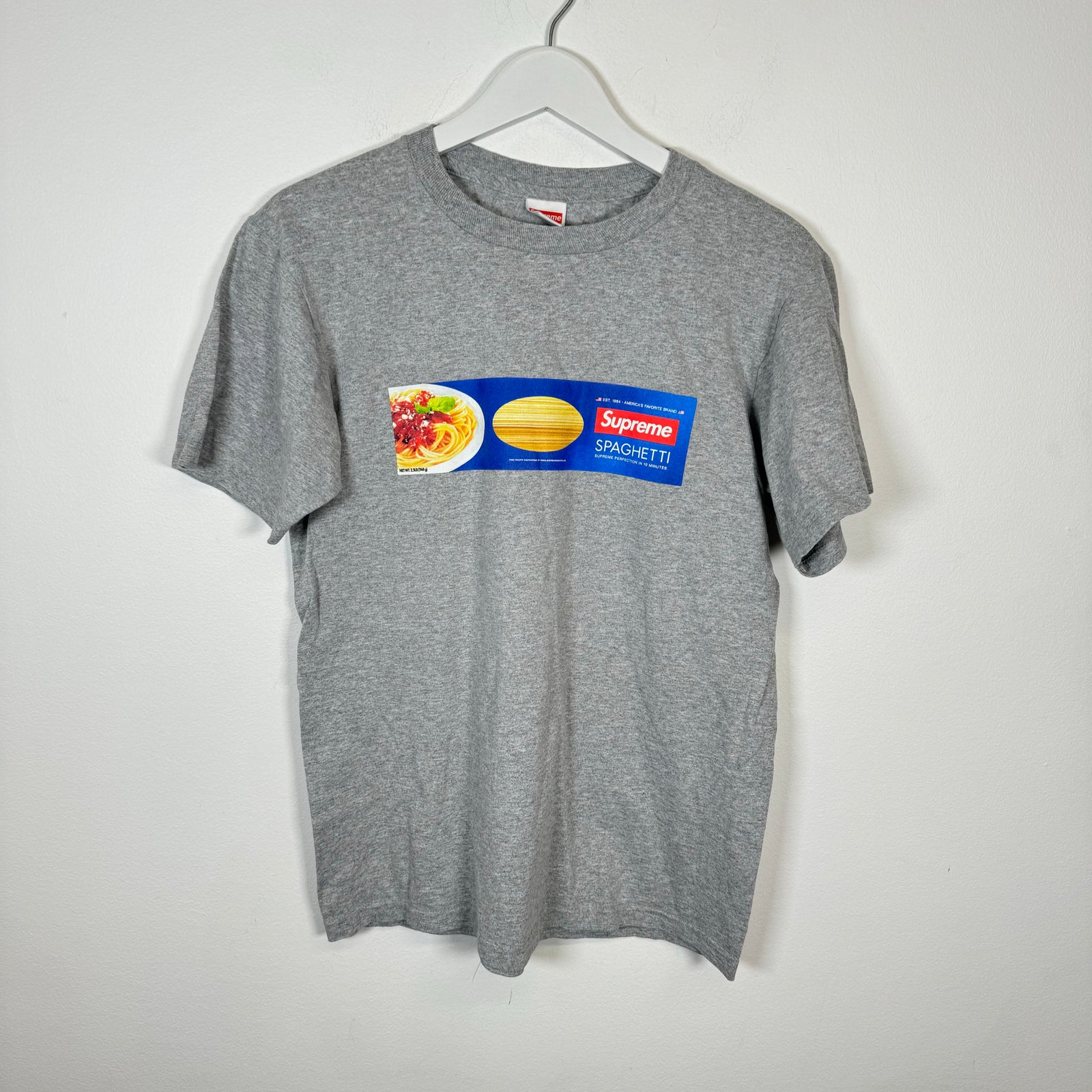 Supreme Grey Spaghetti Tee Size S
