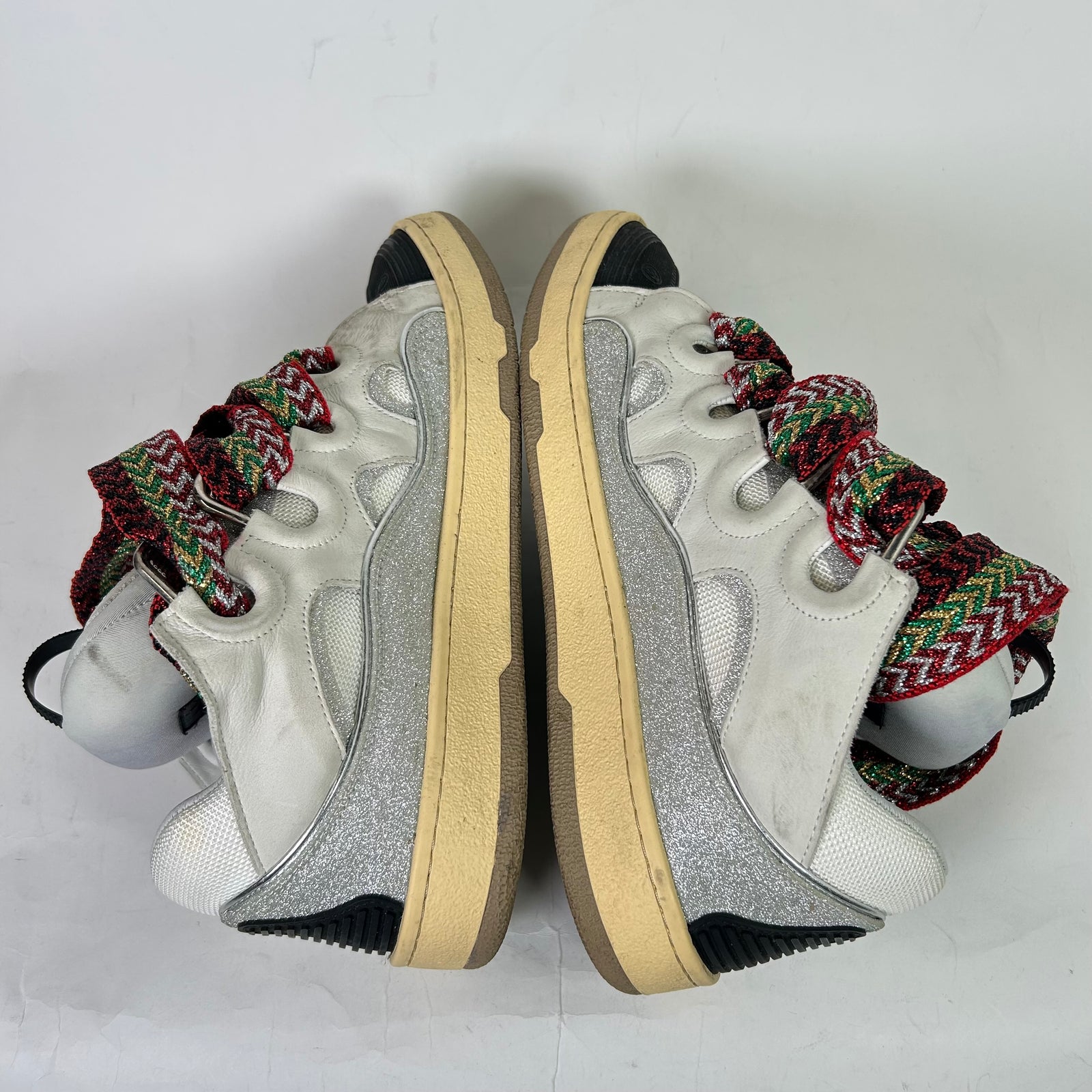 Lanvin OG Glitter Curb Sneakers