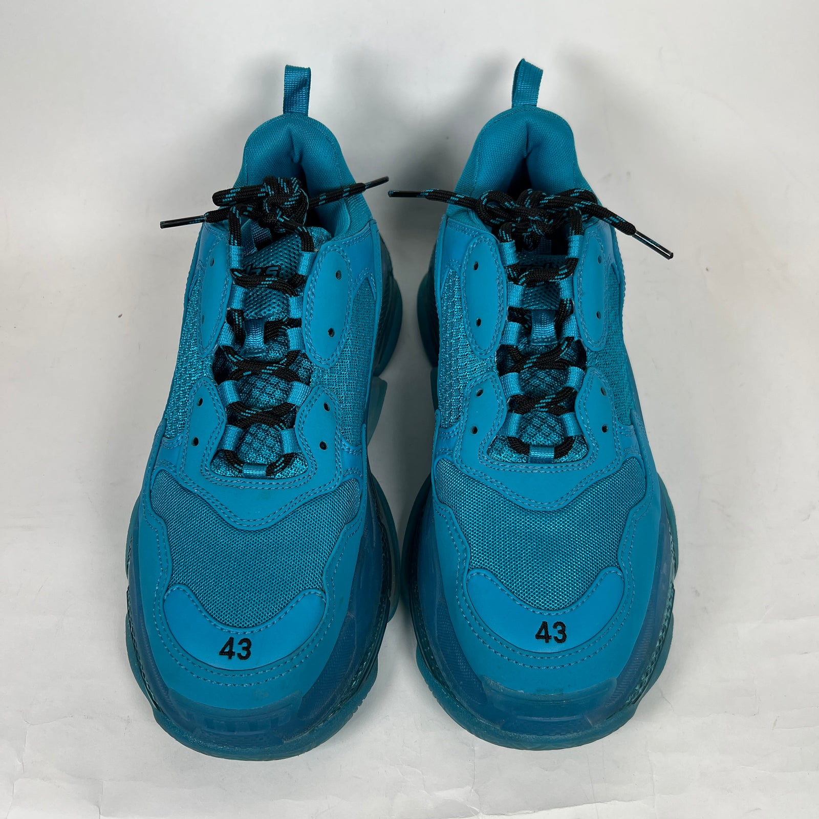Balenciaga Teal Triple S Sneaker Size 43