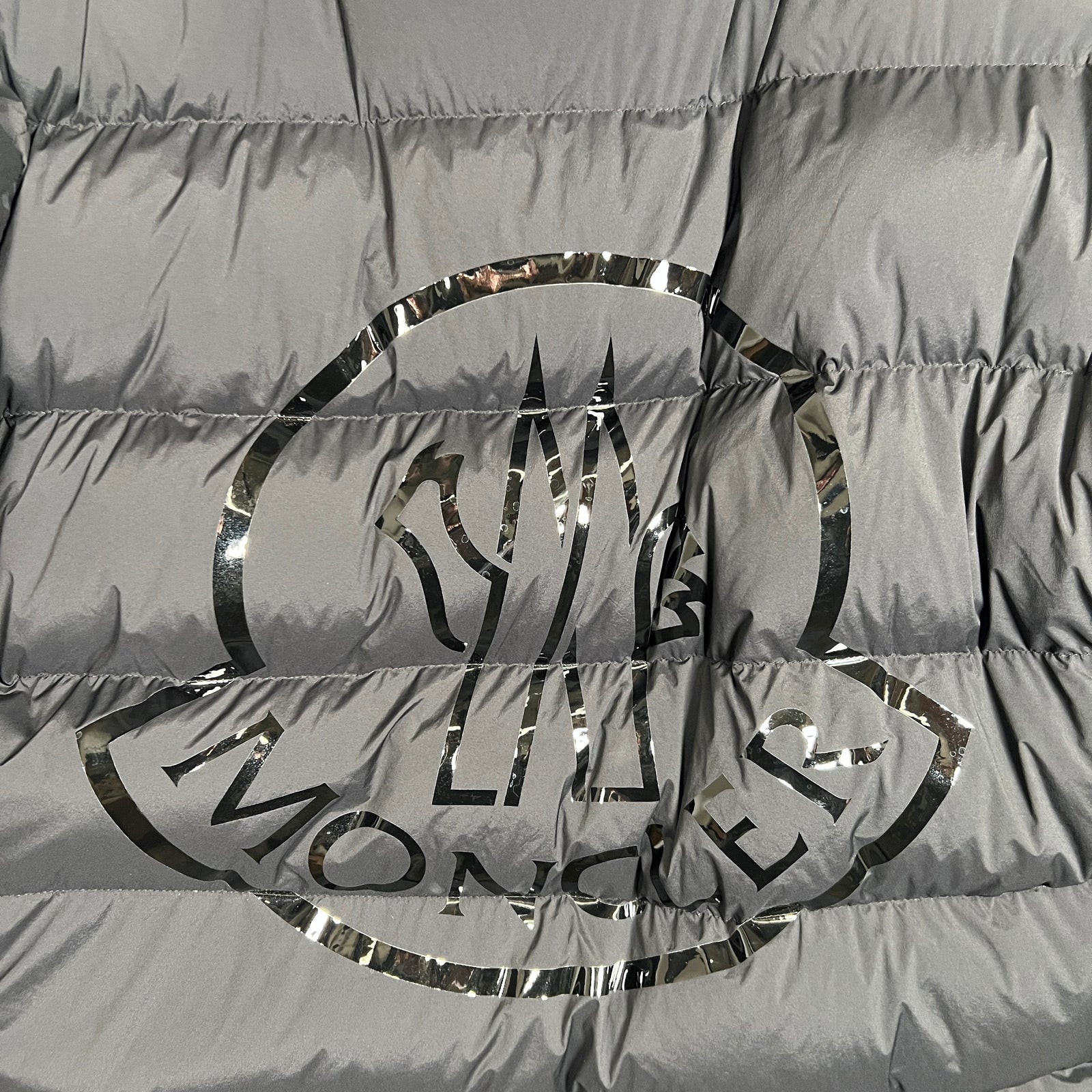 Moncler Black Puffer Back Logo Size 2XL