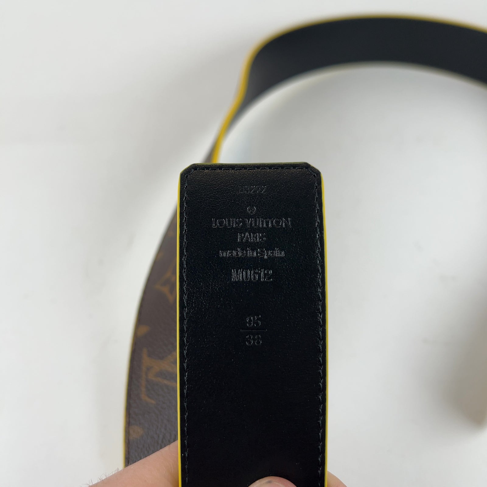 Louis Vuitton Reversible 'Glitch' Belt