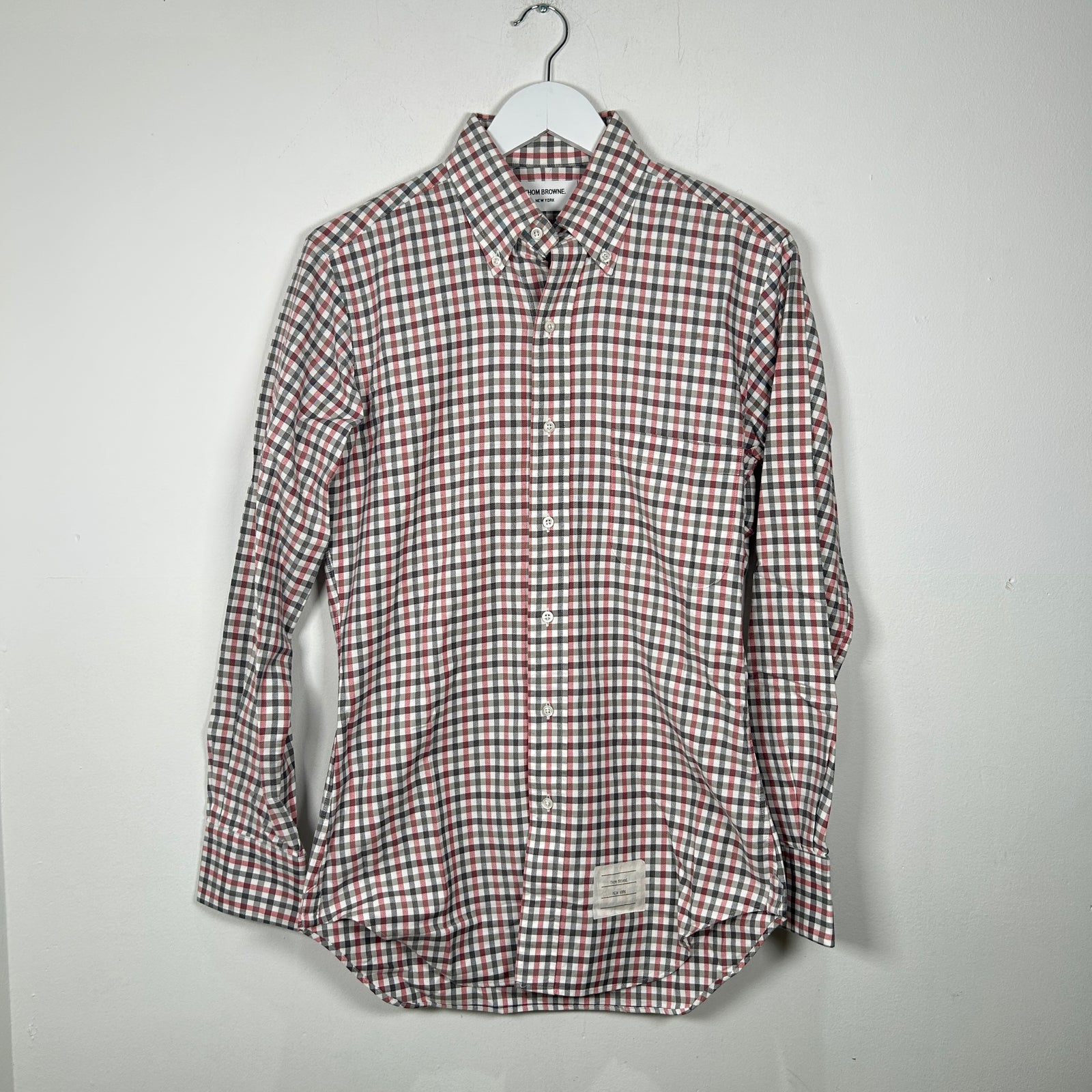 Thom Browne Gingham Button Up Shirt Size S