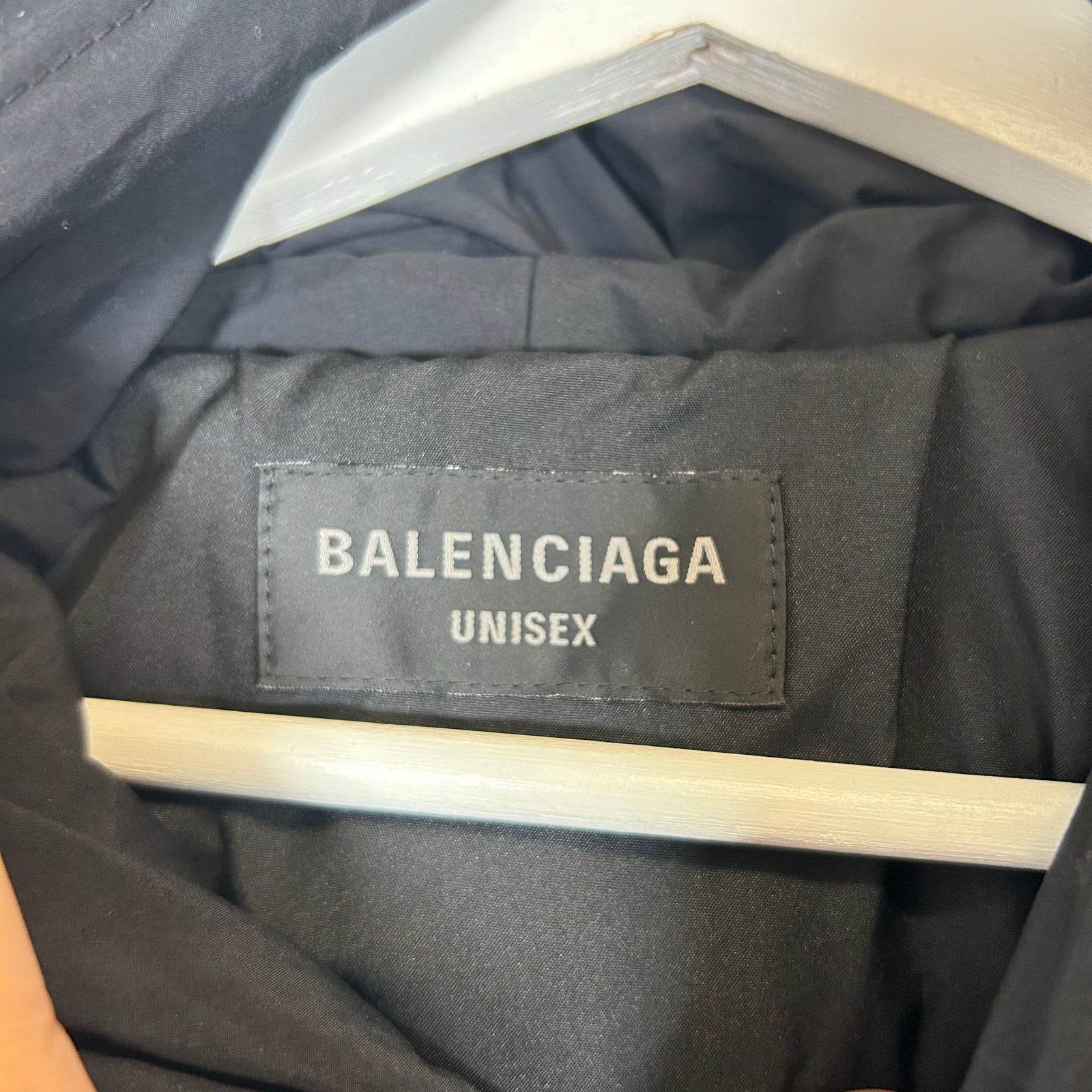 Balenciaga Black AW22 Pullover Hooded Puffer Jacket Size 4