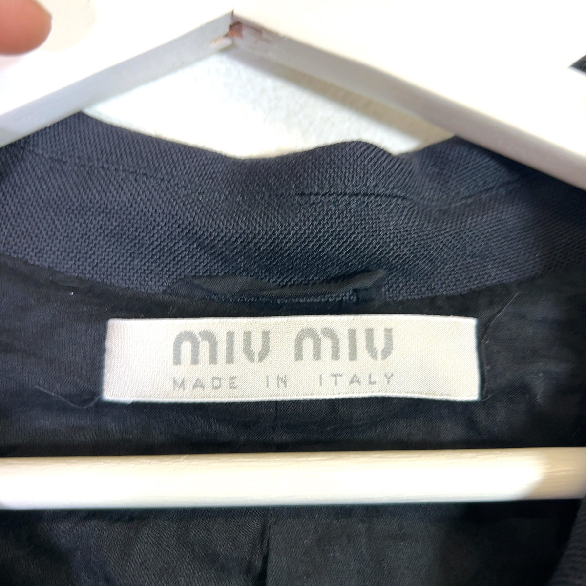 Miu Miu Vintage Viscose Two-Button Blazer