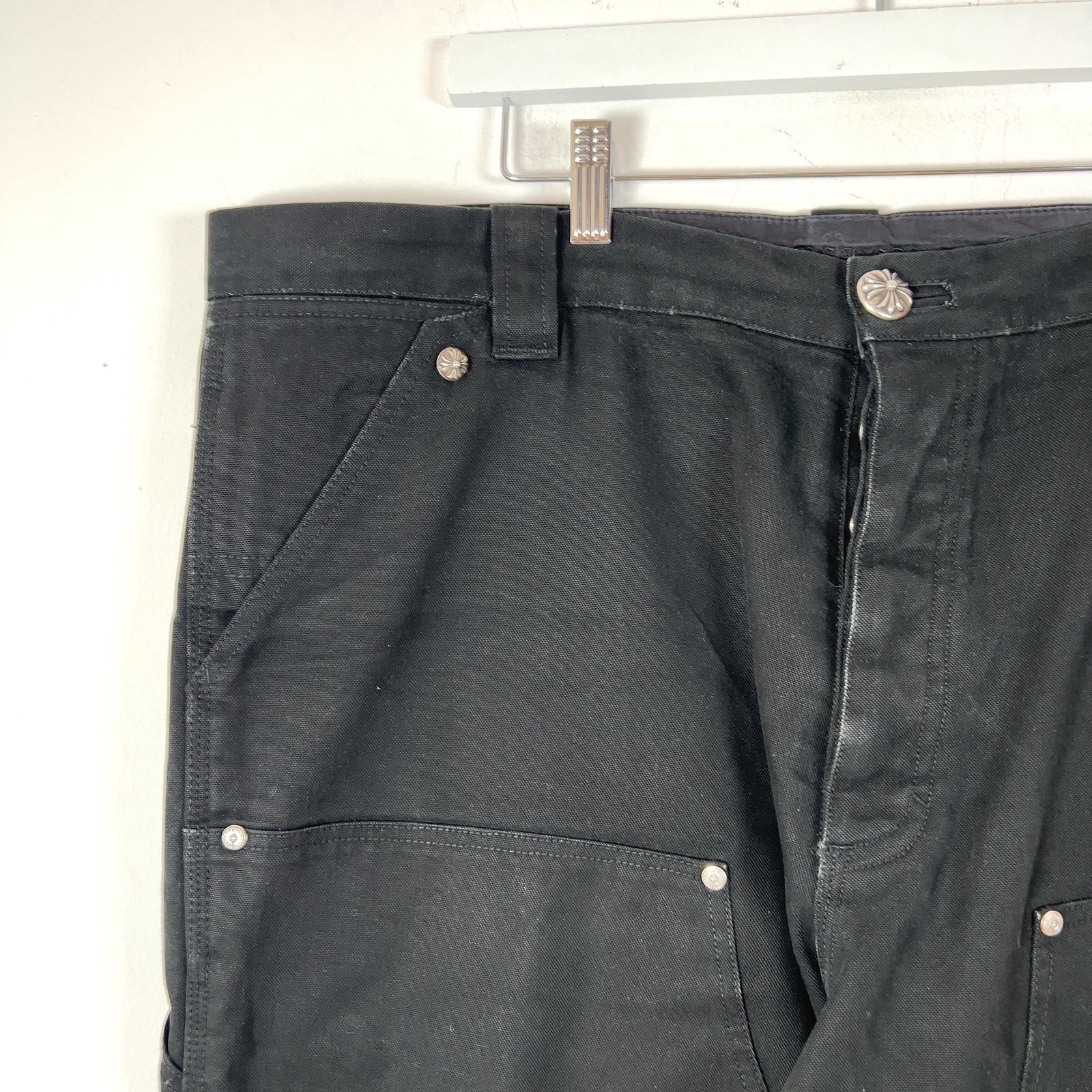 Chrome Hearts Canvas Carpenter Double Knee Pants