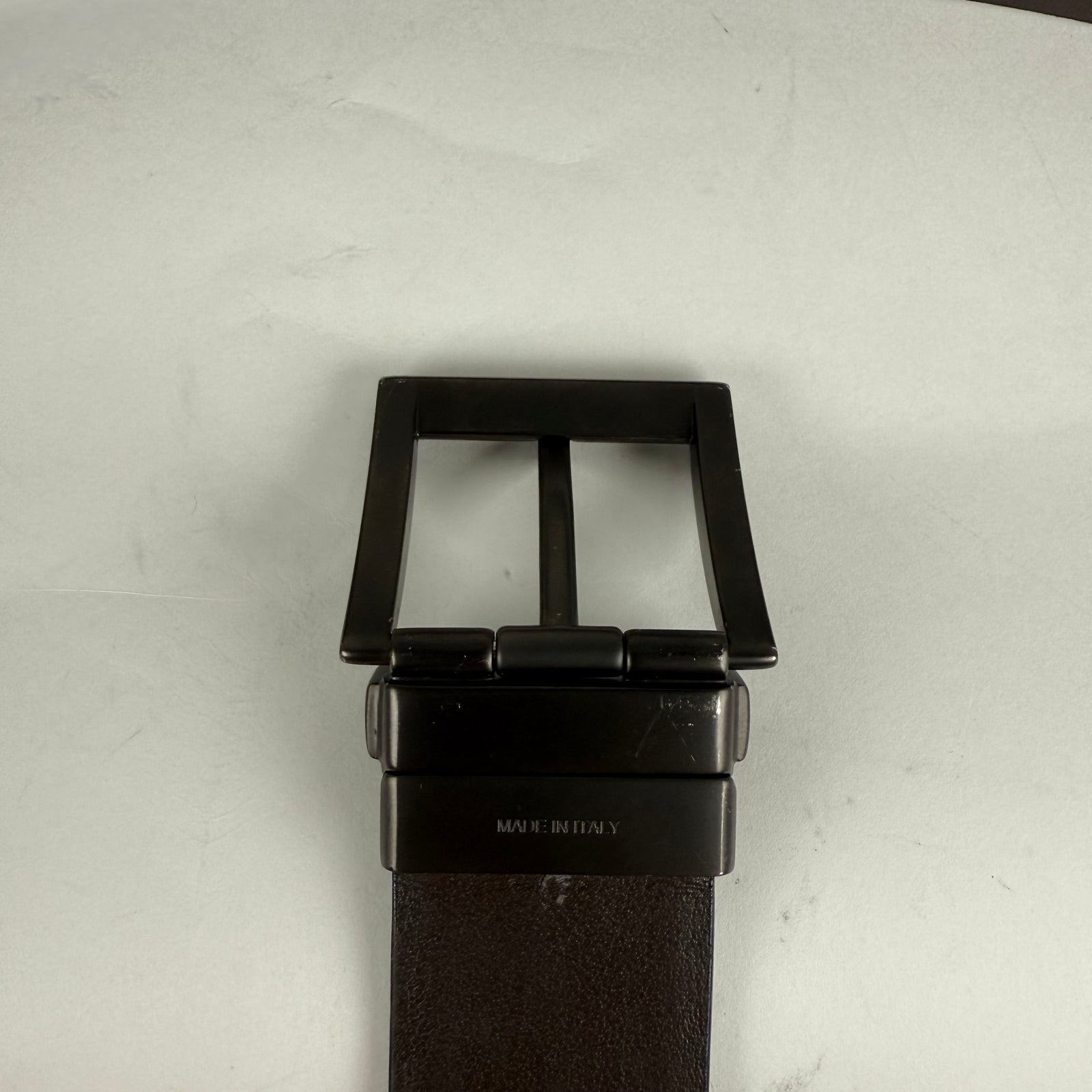Prada Black Saffiano Leather Belt Size 32