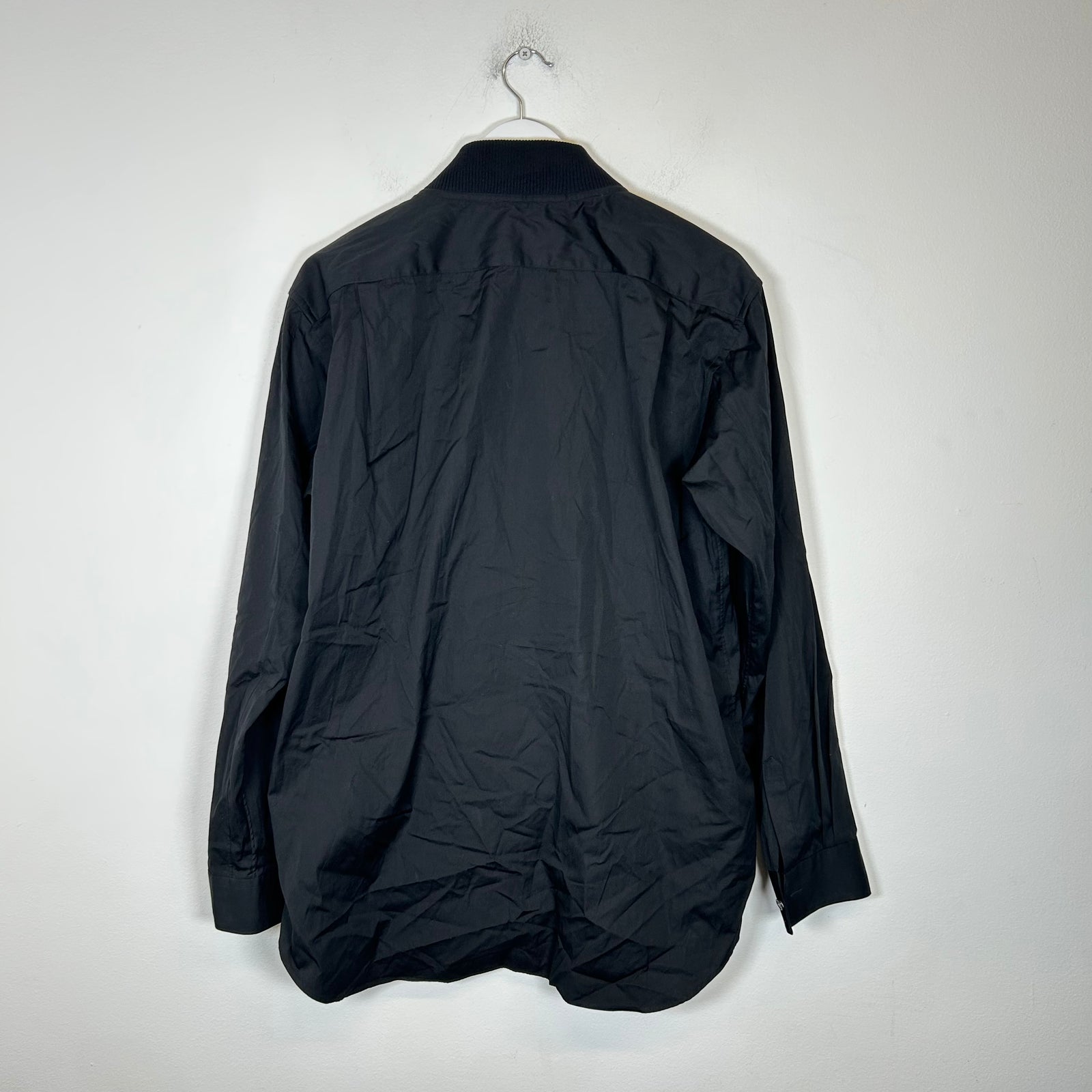 CDG SHIRT Black Hybrid Jacket Size L