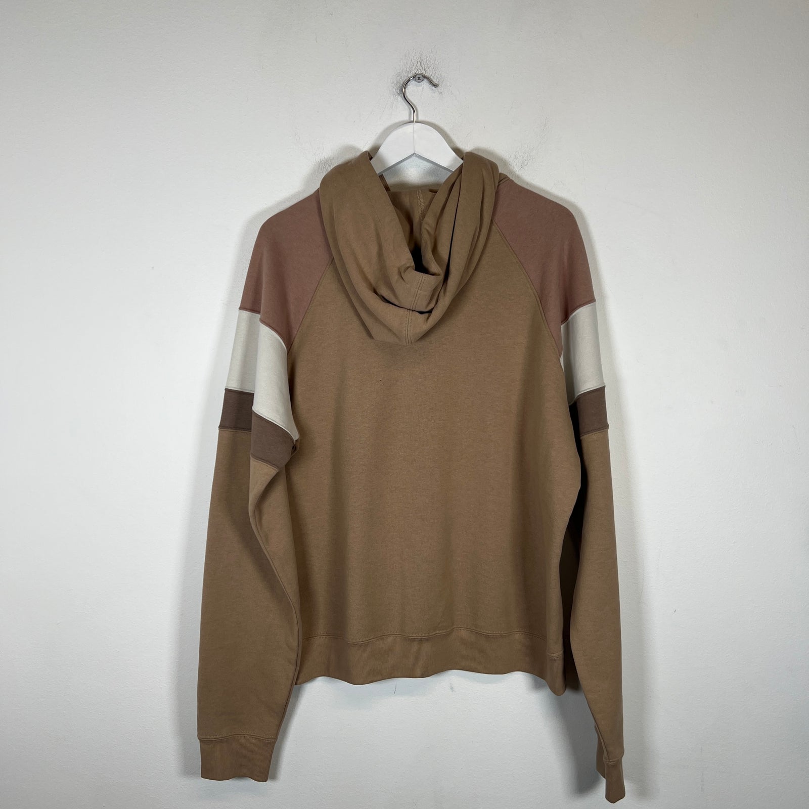 Saint Laurent Beige Logo Hoodie Size XXL