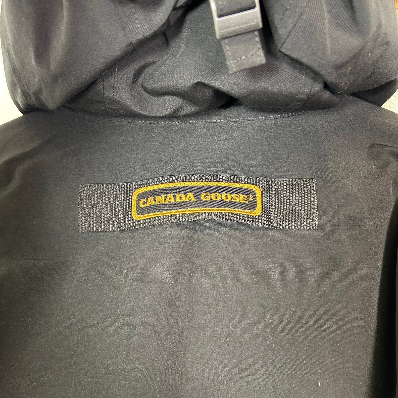 Canada Goose Black Langford Parka Jacket Size XL