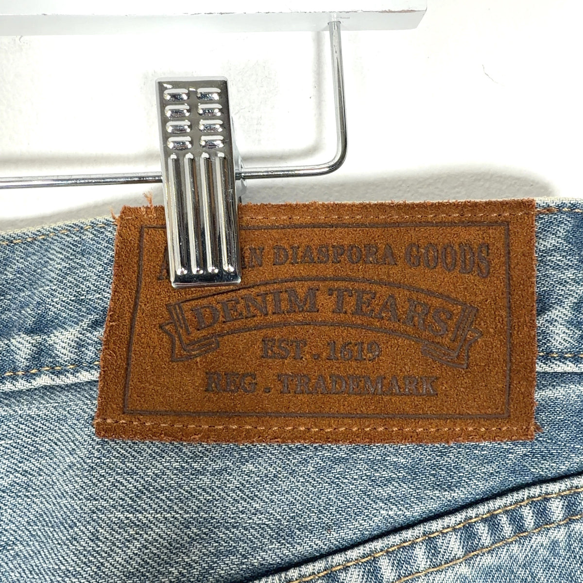 Denim Tears Wreath Graphic Denim Jeans