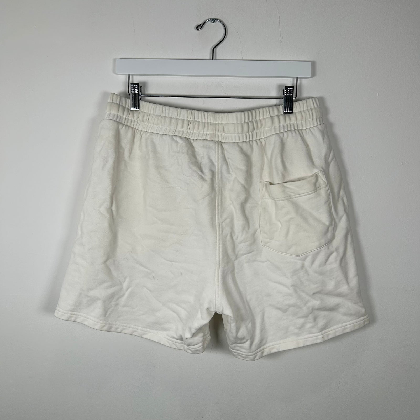 Casablanca White 'Face' Shorts Size L