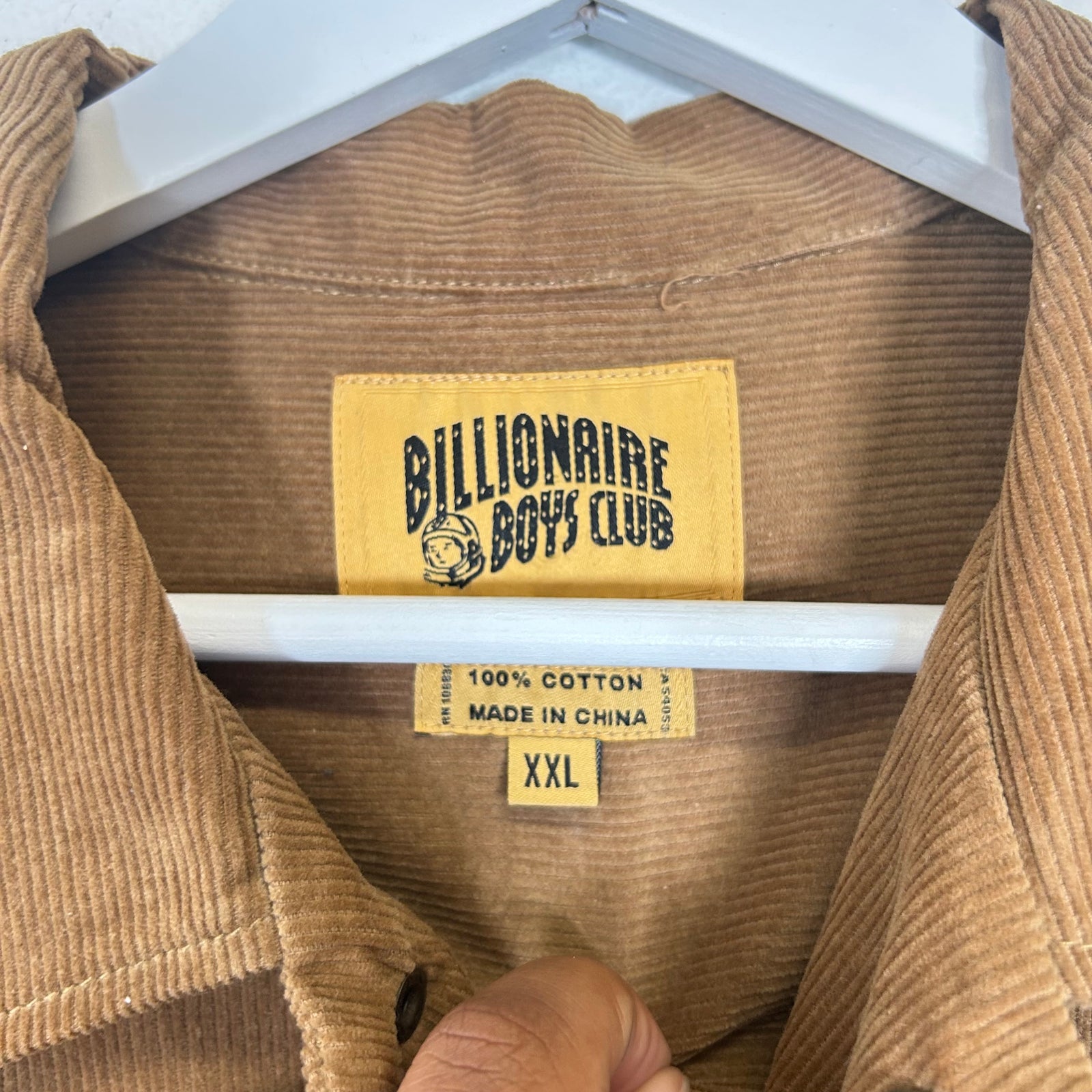 Billionaire Boys Club Tan Corduroy Jacket Size XXL