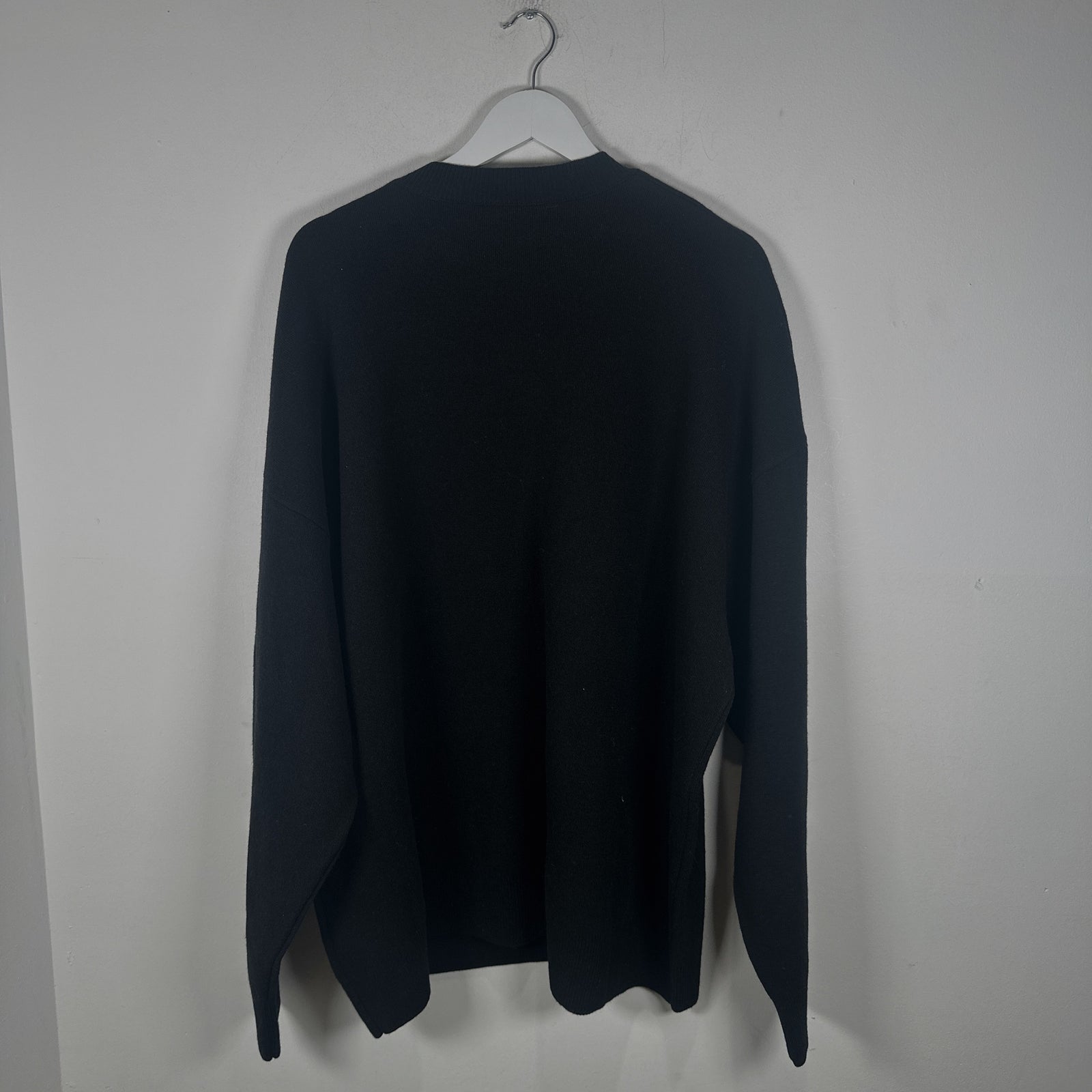 Balenciaga 3B Logo Black Ski Wool Sweater Size S