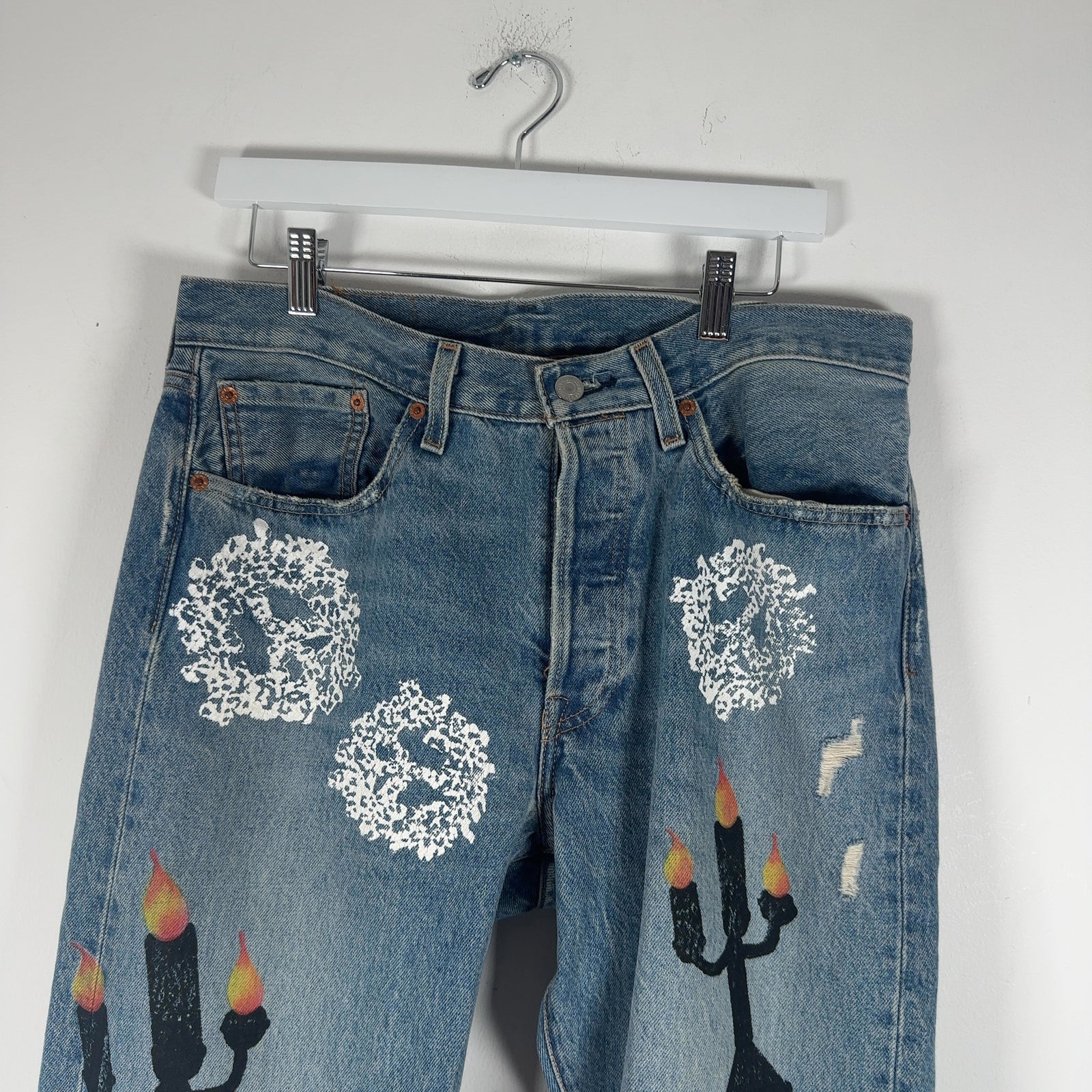Denim Tears x Virgil Abloh 'Message in a Tear' Levis 501 Jeans