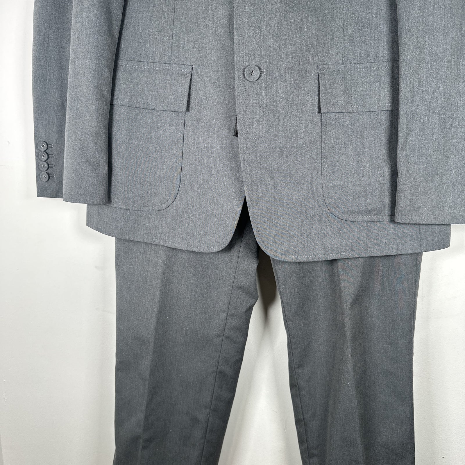 Thom Browne Grey Side Button Two Piece Suit Size S
