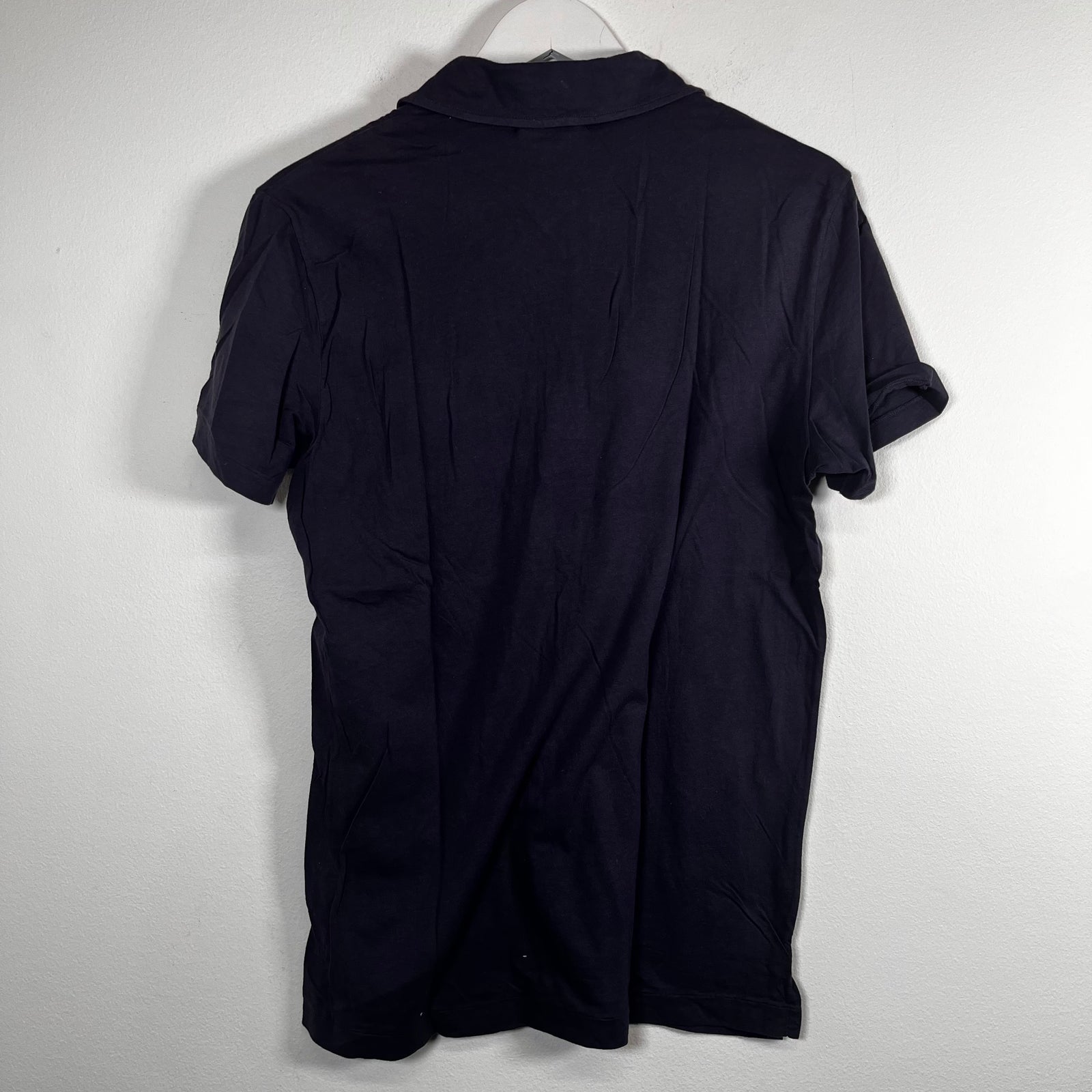 RRL Washed Navy 1/4 Polo Shirt Size M