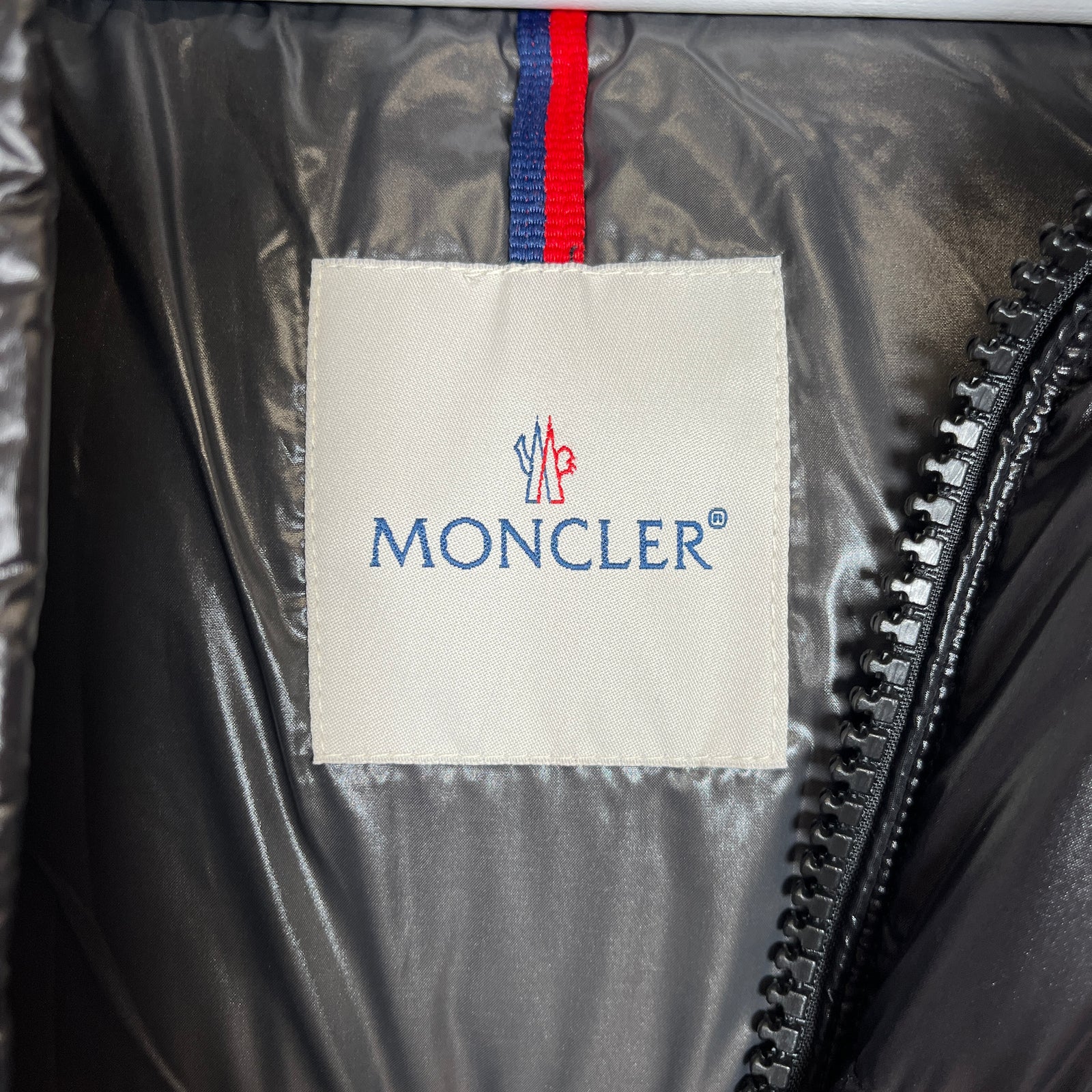 Moncler Black Maya Giubbotta Jacket Size 4