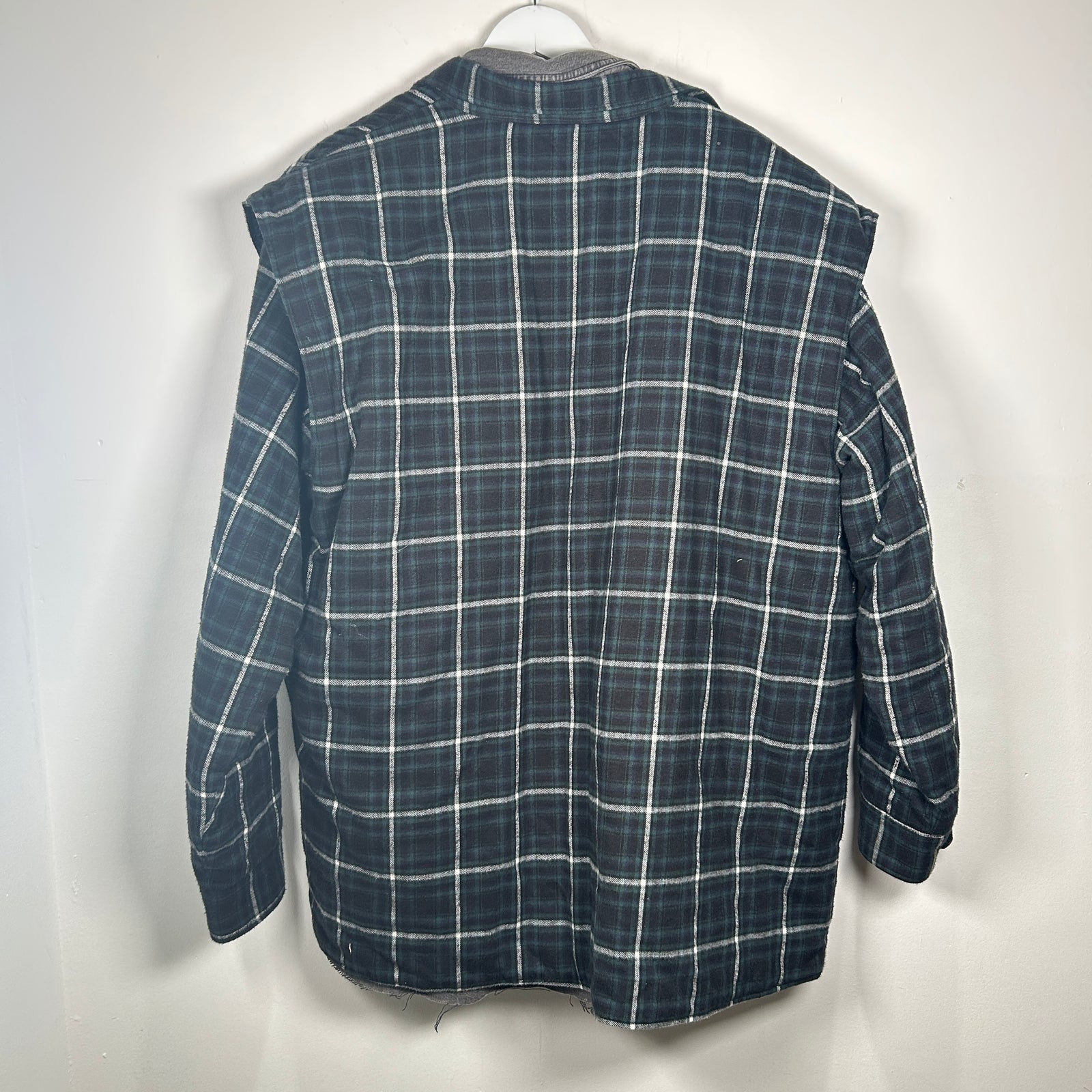 Balenciaga Doubled Layered Flannel Jacket Size XL