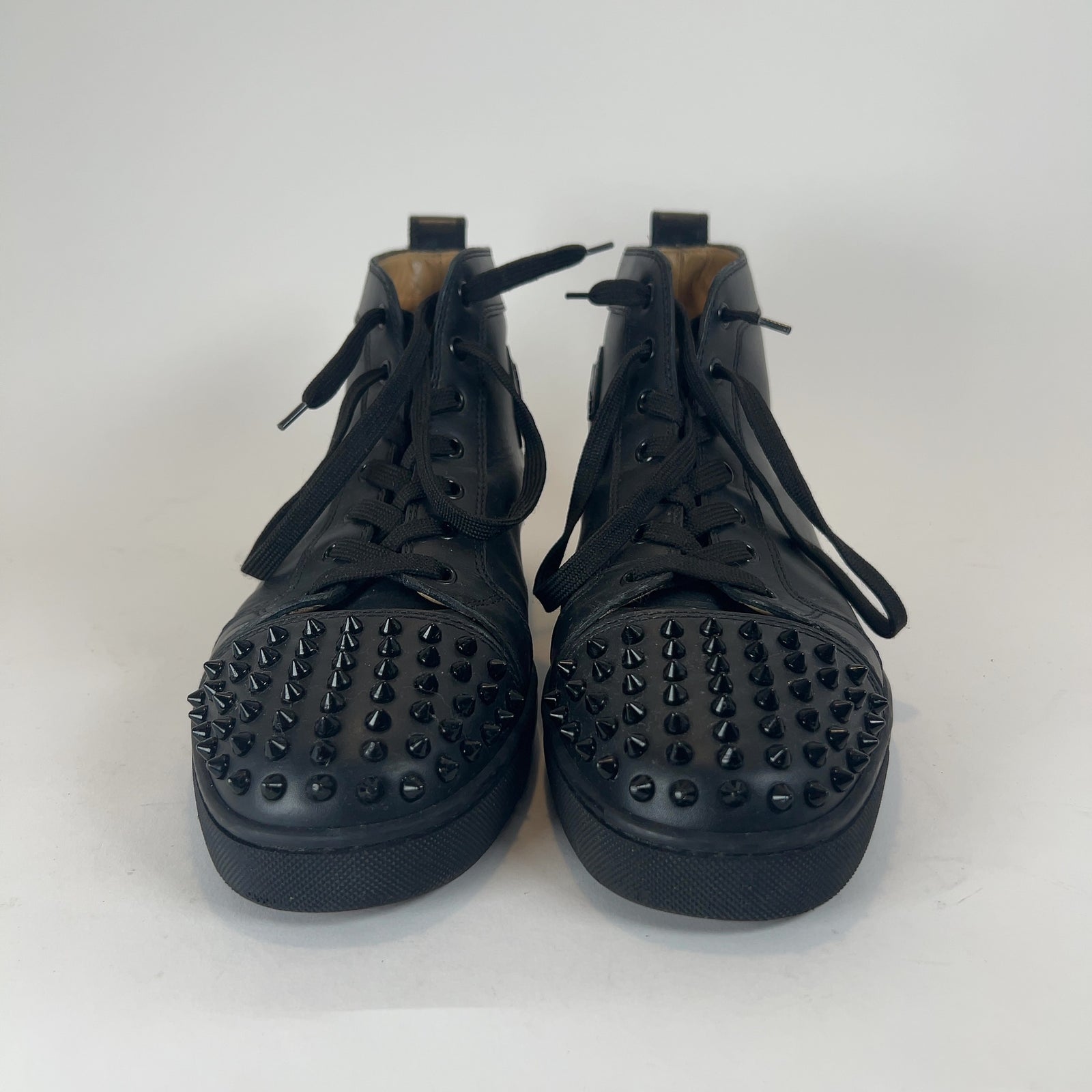 Christian Louboutin Lou Spiked Hightop Sneakers