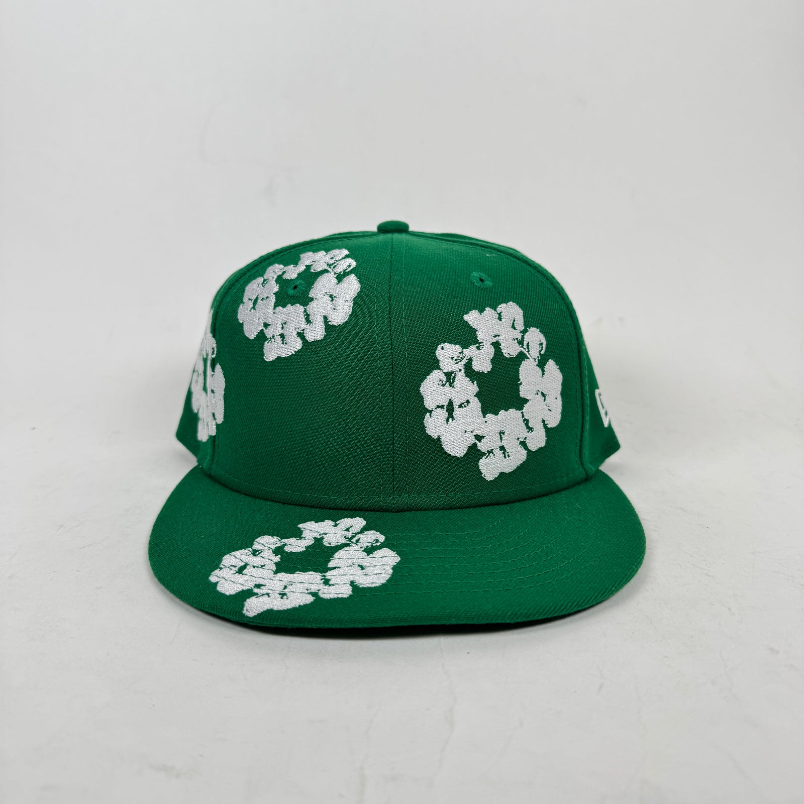 Denim Tears Green Wreath Fitted Cap Size 7 1/4