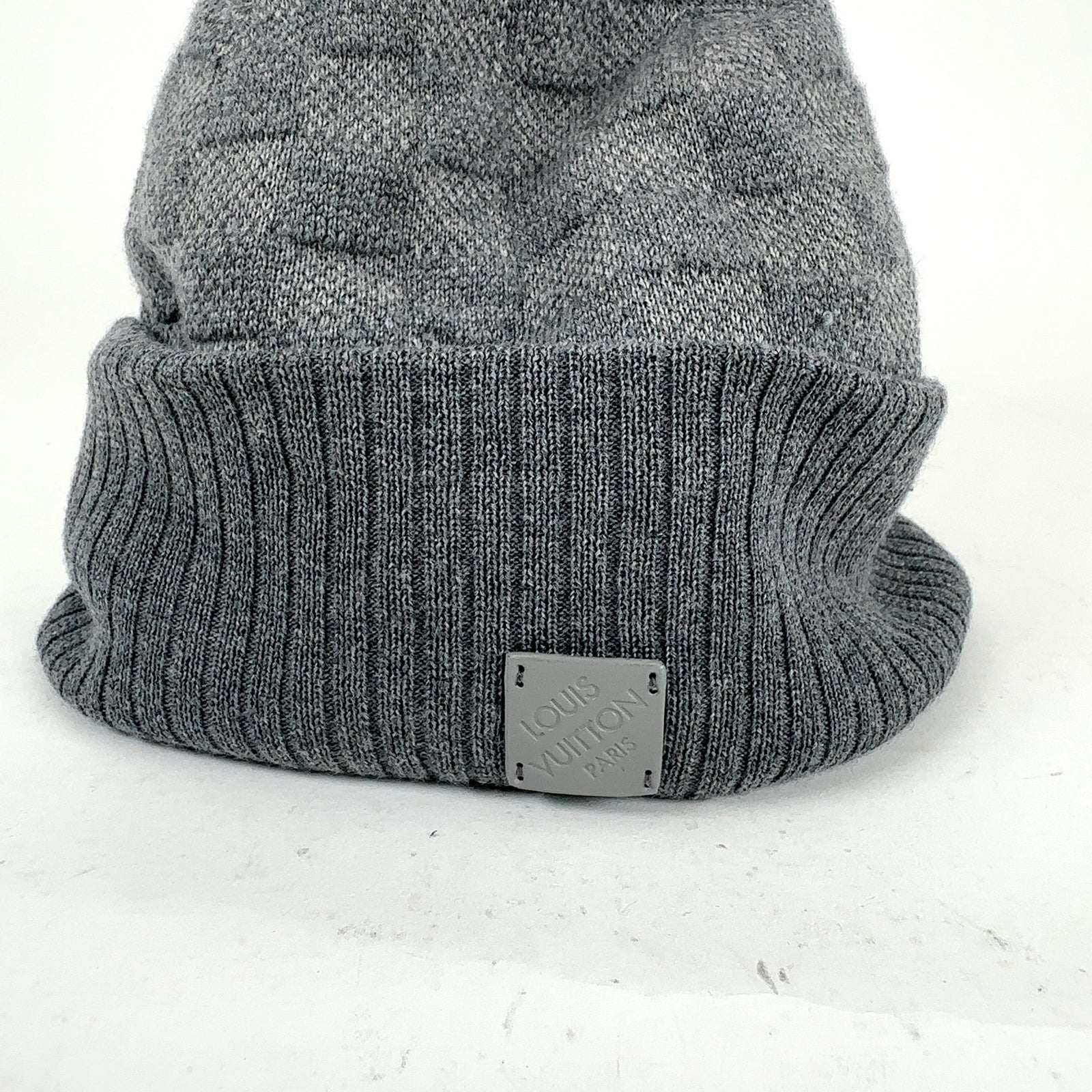 Louis Vuitton Damier Grey Knit Beanie
