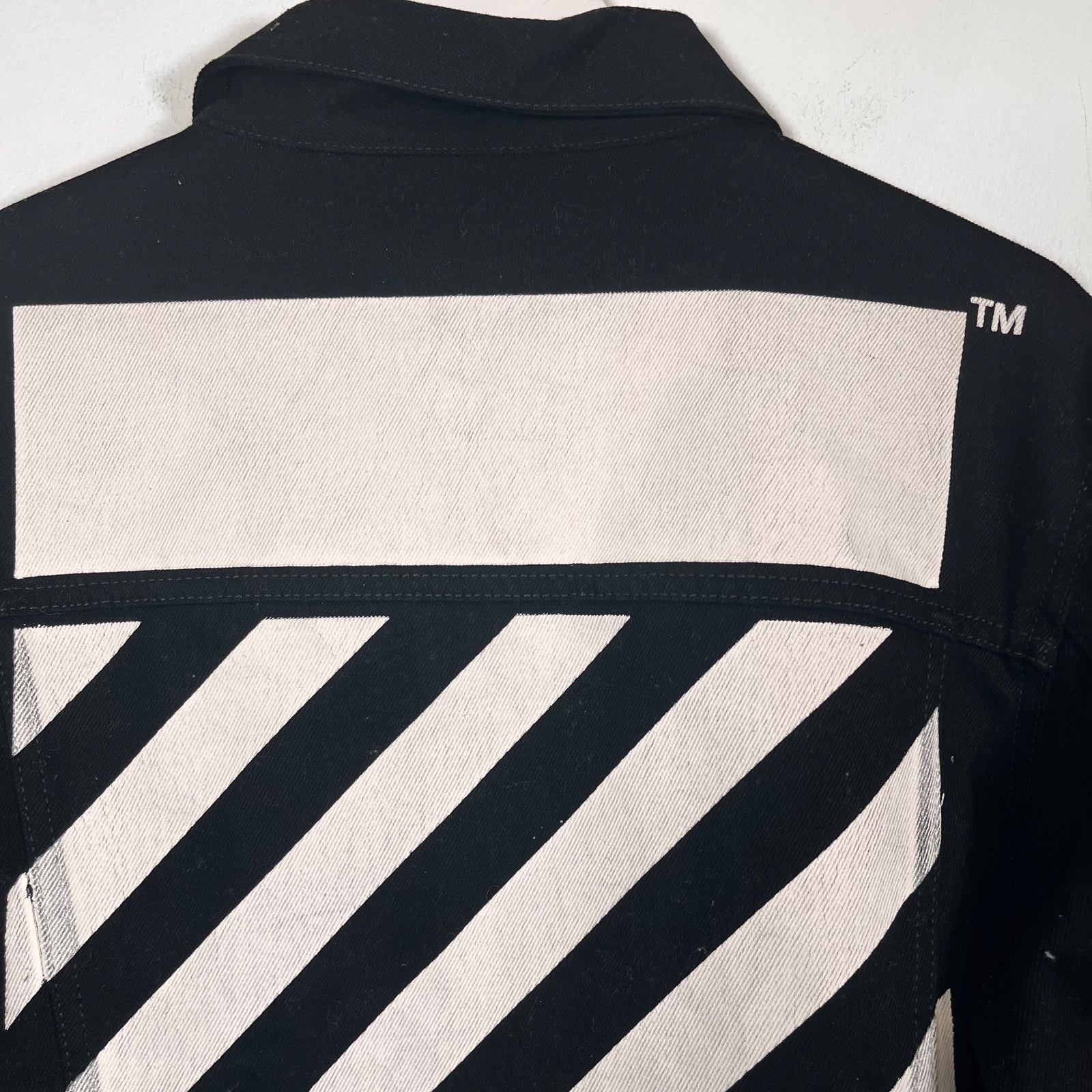 Off White Jean Jacket Size M