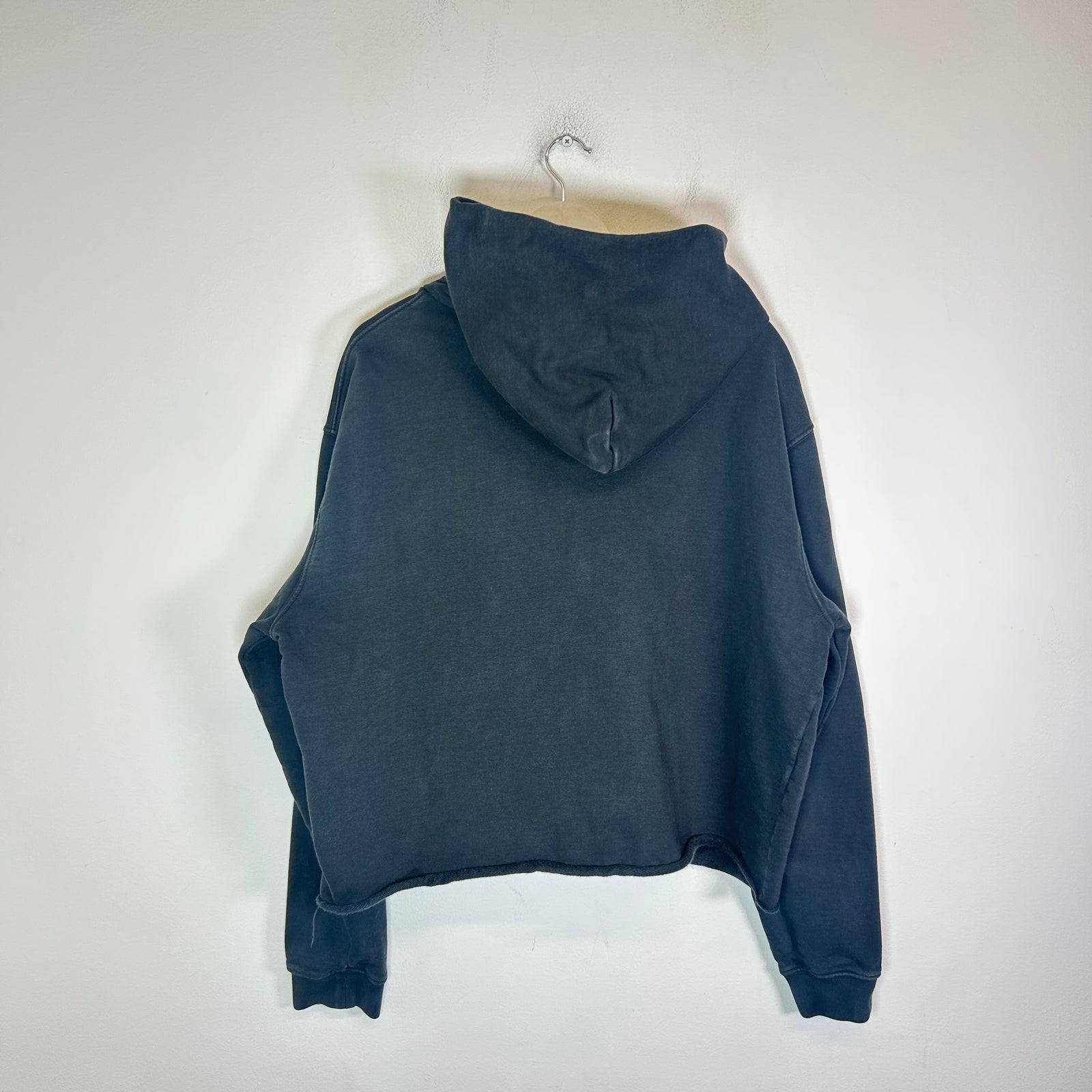Maison Margiela Black Embroidered Numbers Logo Hoodie Size M
