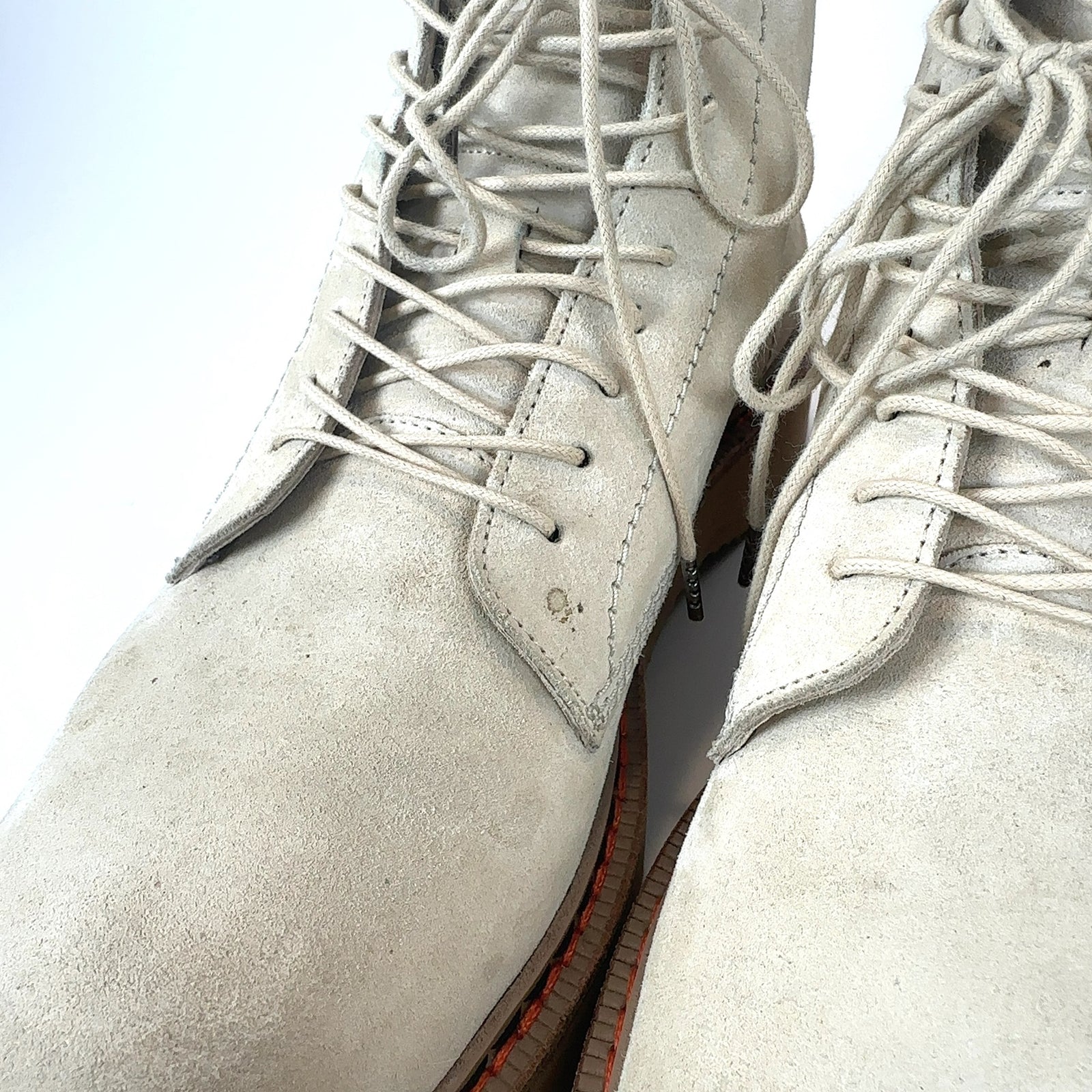 R13 Suede Combat Boots
