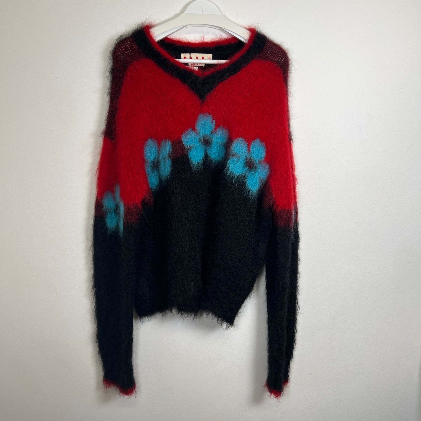 Marni Fuzzy Wuzzy Flowers Mohair Size 52