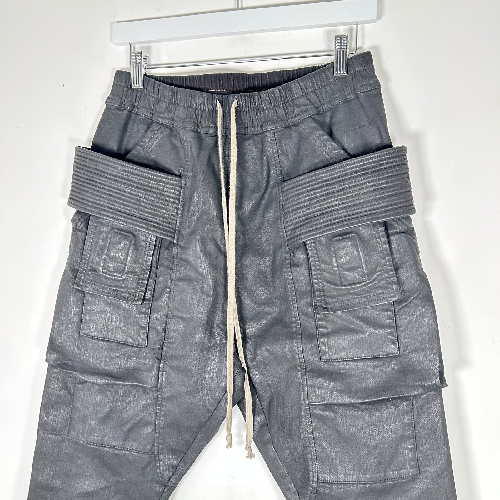 Rick Owens Waxed Creatch Cargos Size S