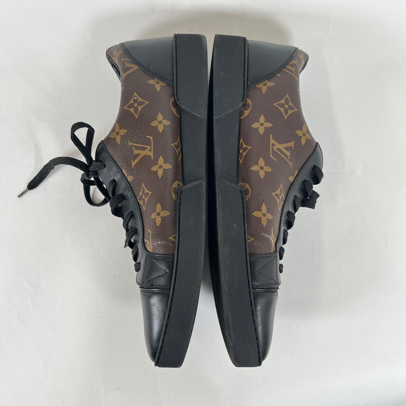 Louis Vuitton Brown/Black Match Up Sneakers LV 9.5