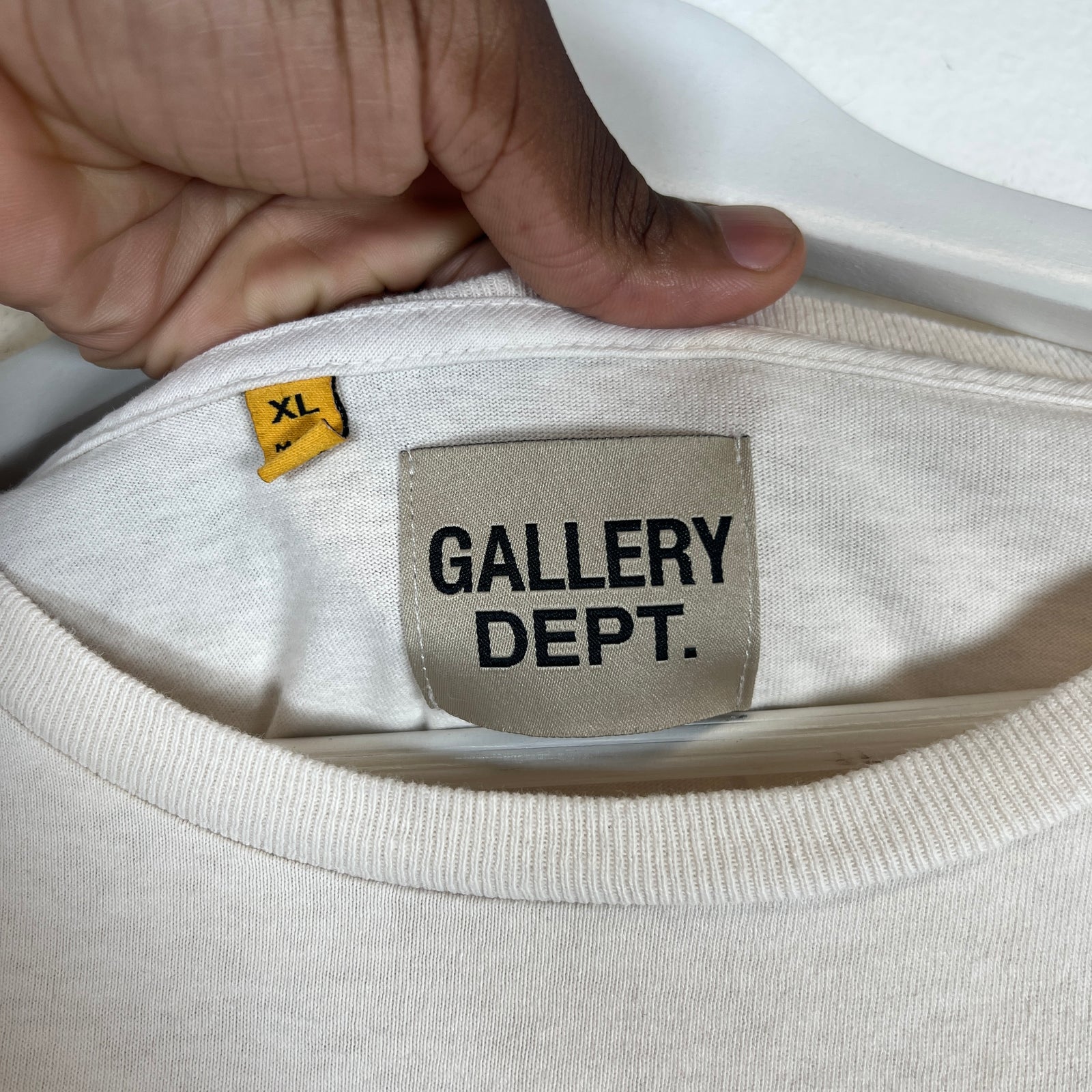 Gallery Dept Cream Venice Car Show T-Shirt Size XL