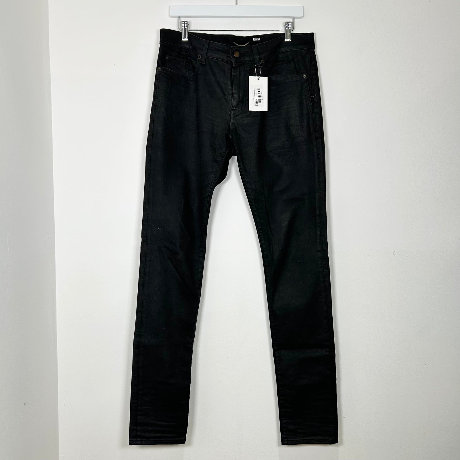 Saint Laurent Waxed Denim Jeans Size 32