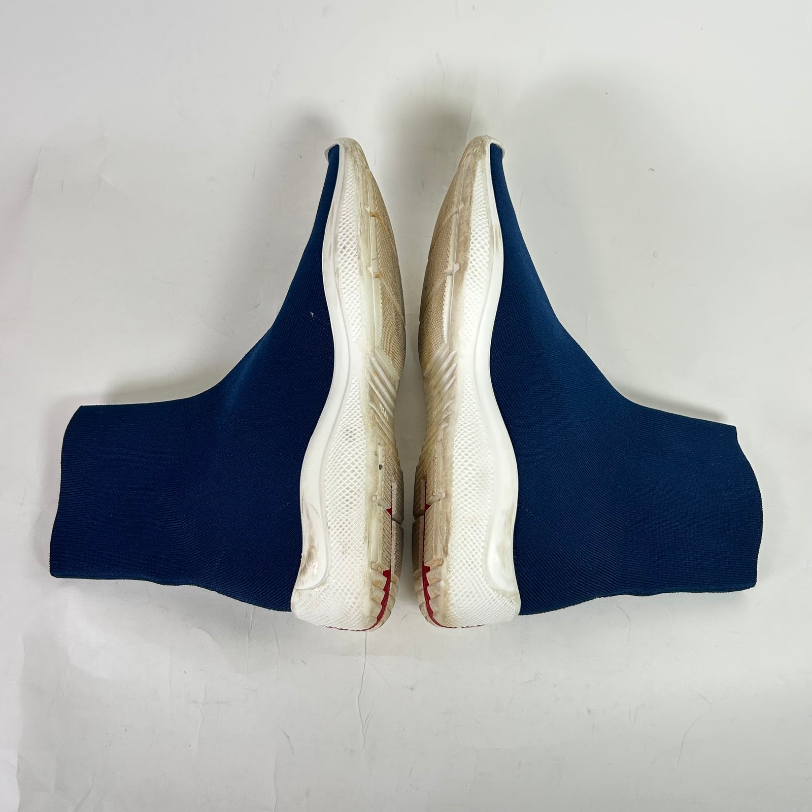 Prada Royal Blue High-Top Sock Runners