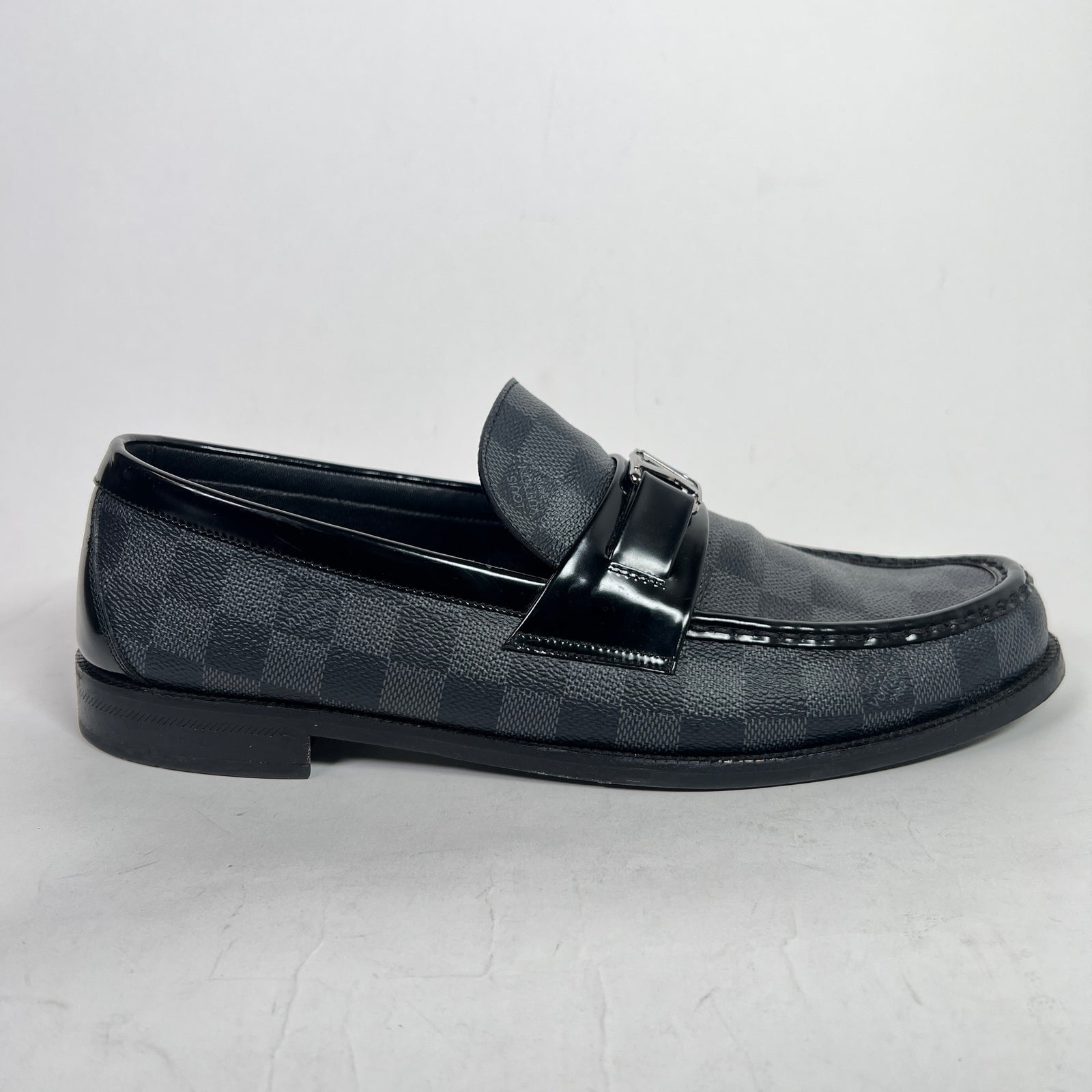 Louis Vuitton Damier Graphite Major Loafers