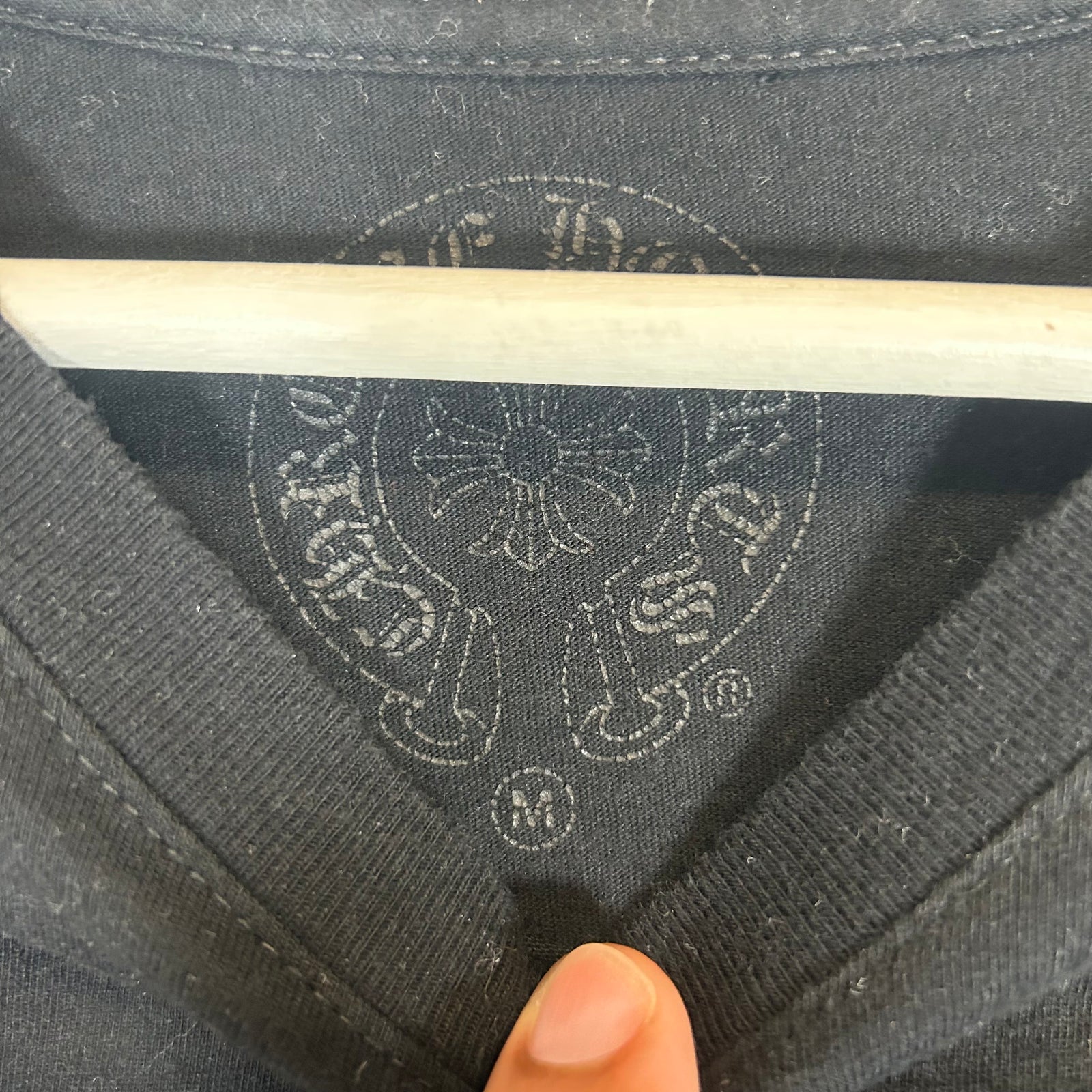 Chrome Hearts Black Foti Skull Longsleeve Size M