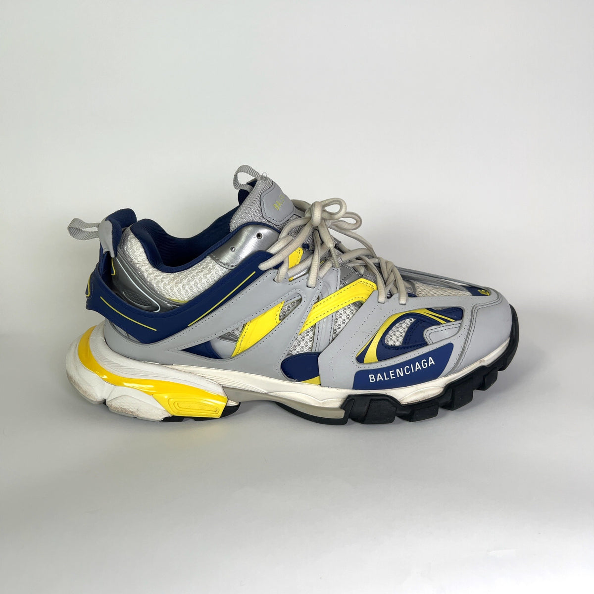 Balenciaga Blue/Yellow Track Sneakers