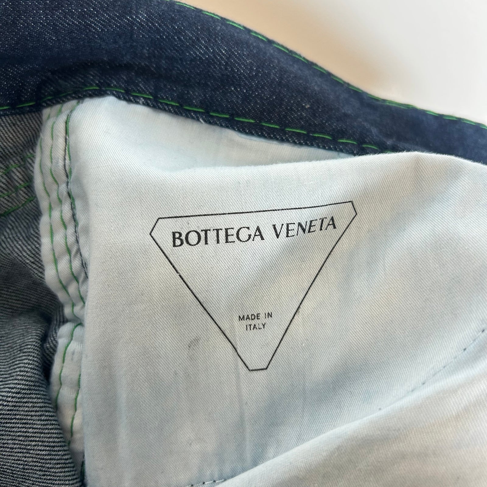 Bottega Veneta Overlock Stitch Denim Jeans Size 36