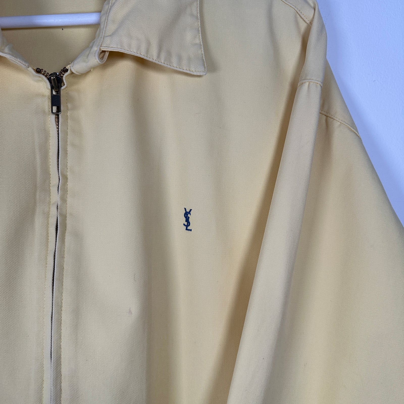 Saint Laurent Vintage Yellow Polo Jacket Size L