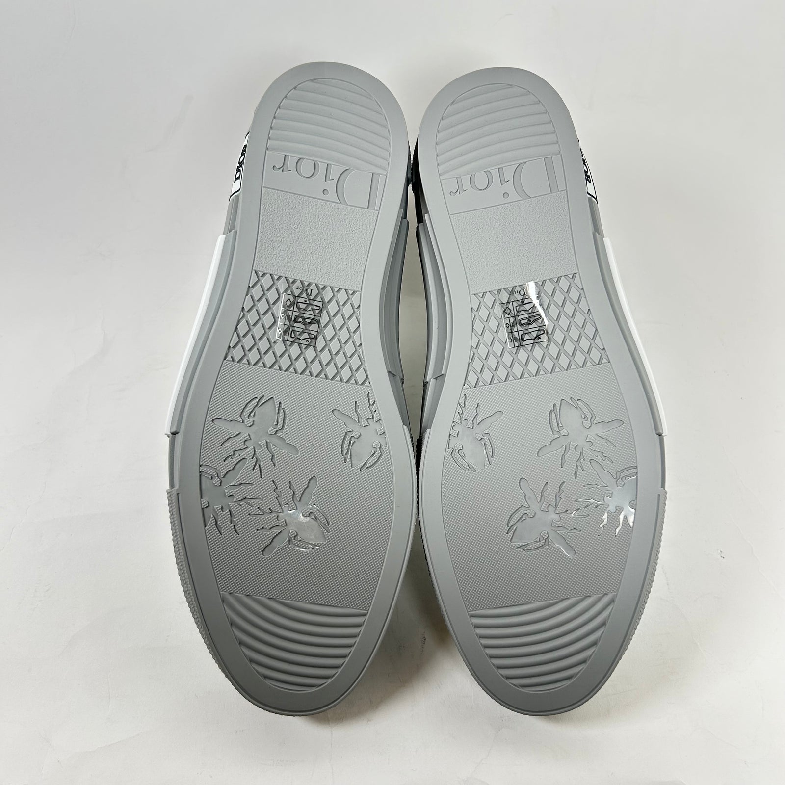 Dior B23 Blue/Grey Oblique Transparent High Top Sneaker Size 43
