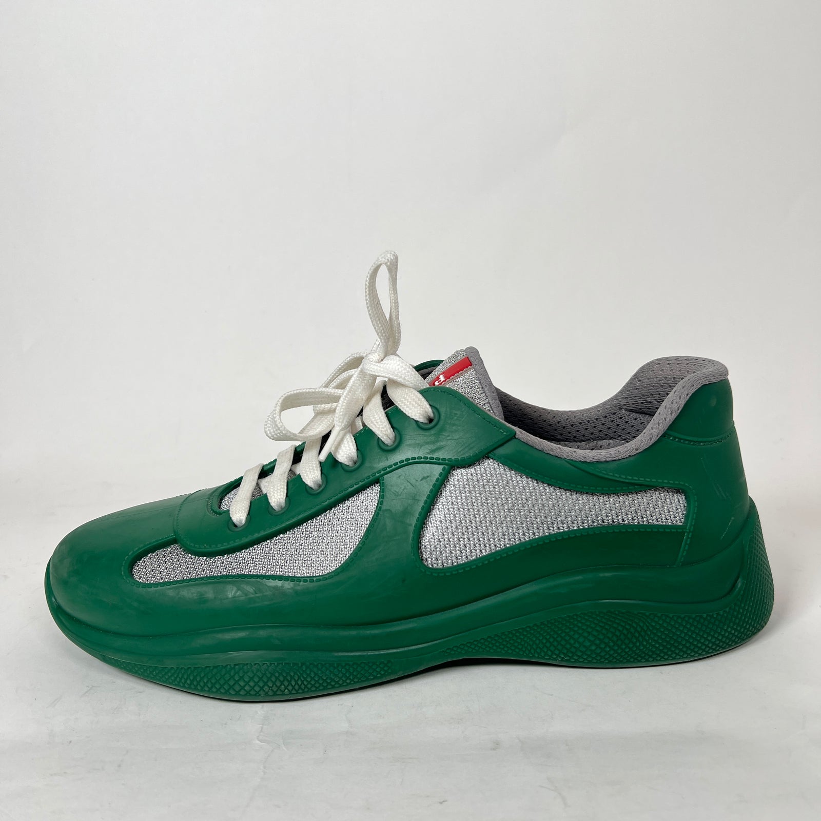 Prada Green Rubber America Cups Size 42