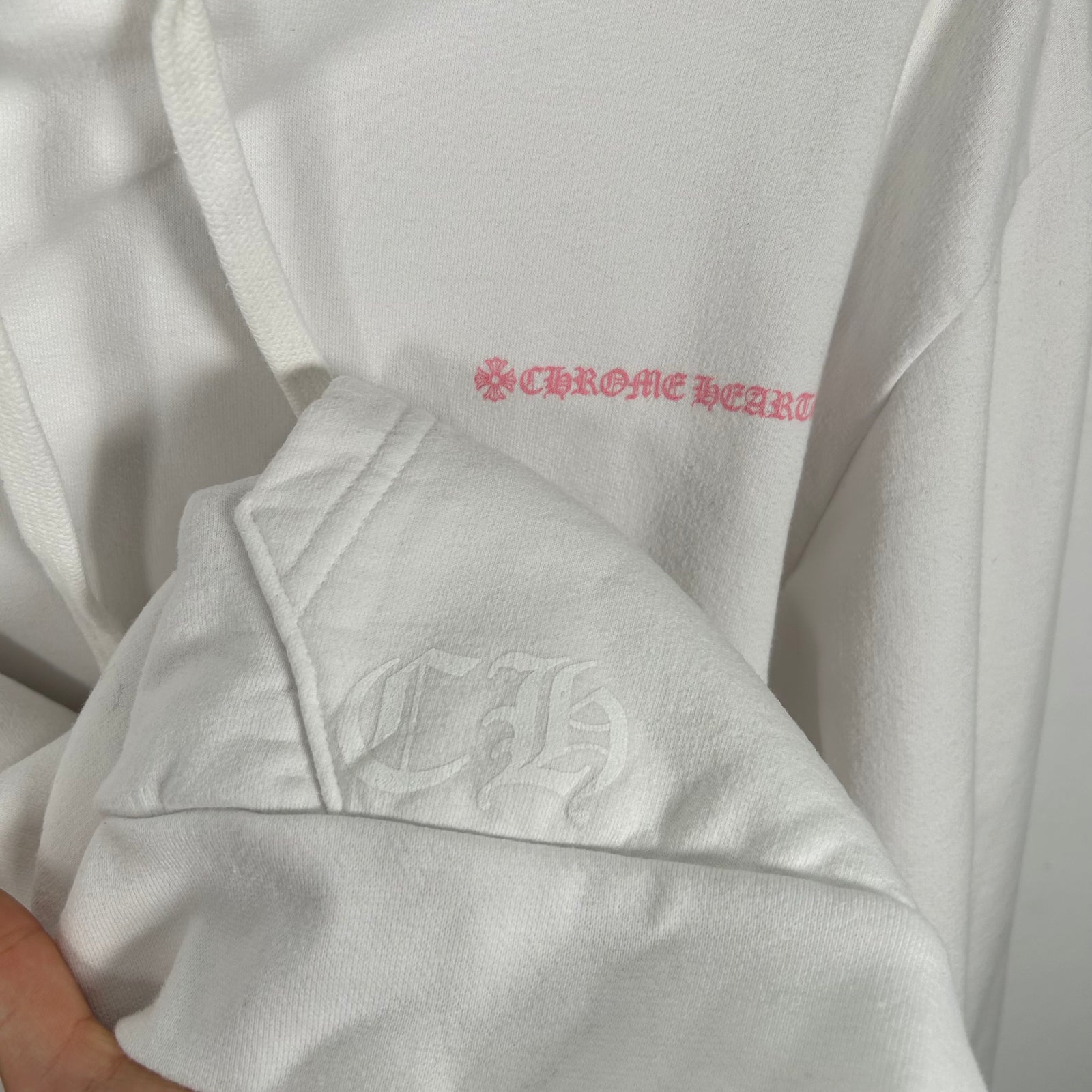 Chrome Hearts Laurie Lyn Stark Love You White Hoodie Size M