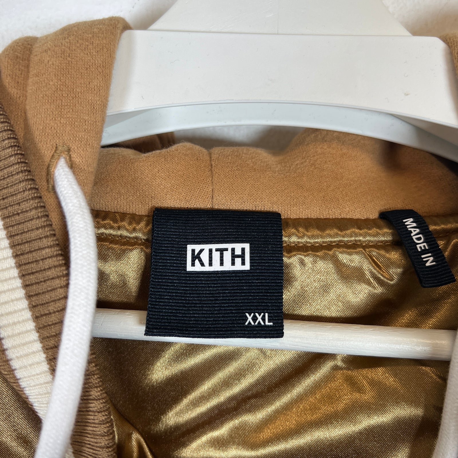 Kith Copper Satin Gorman Bomber Jacket Size XXL