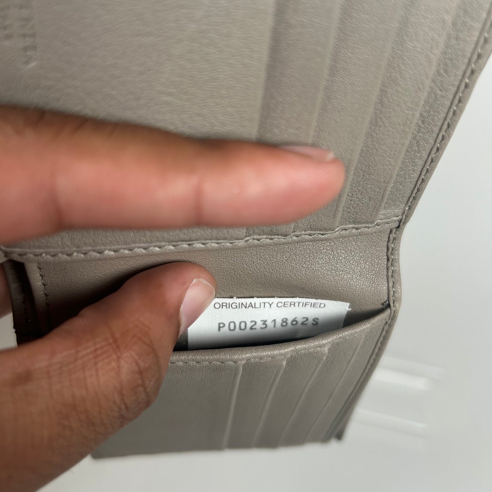 Bottega Veneta Tan Intrecciato Bifold Wallet