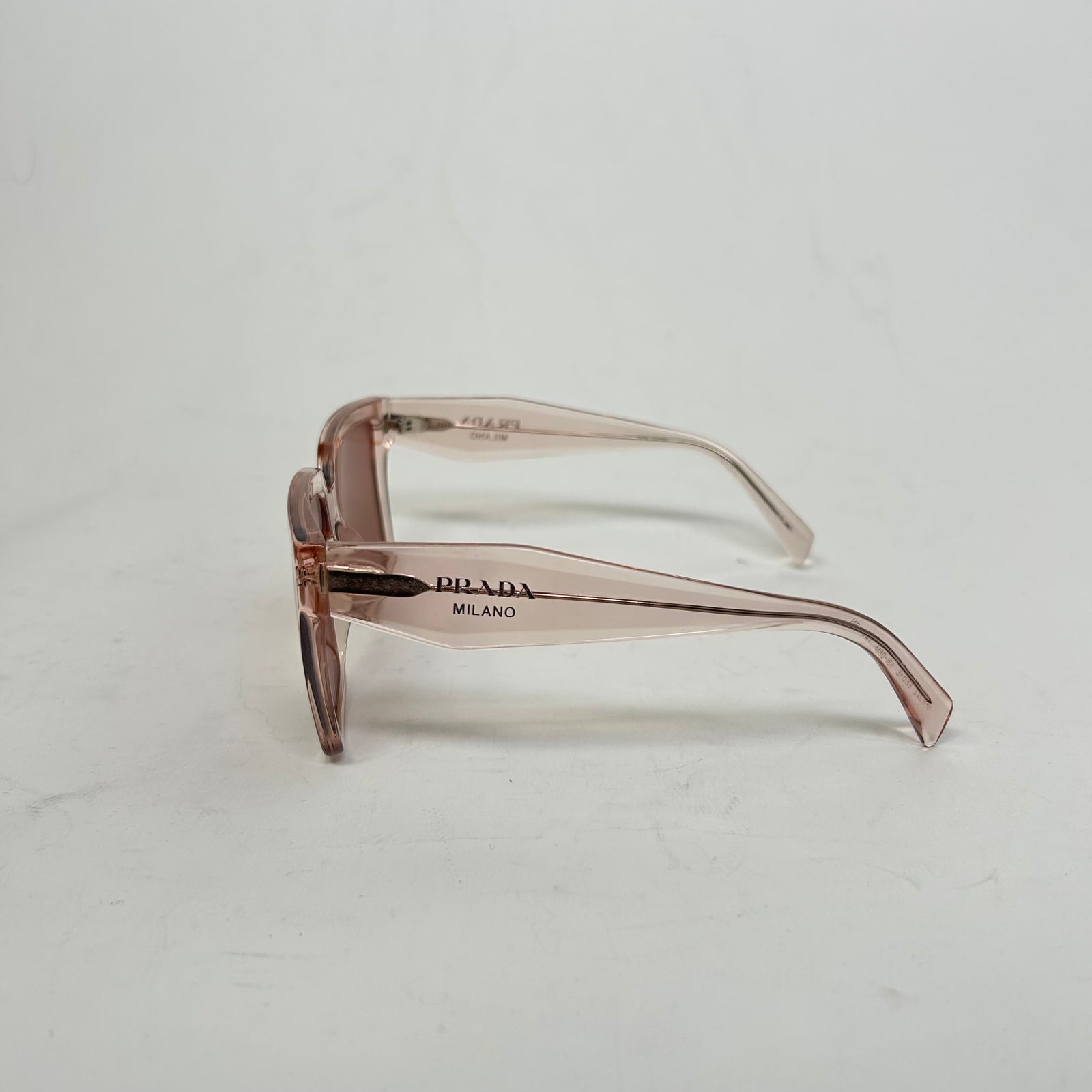 Prada Pink Transparent Sunglasses