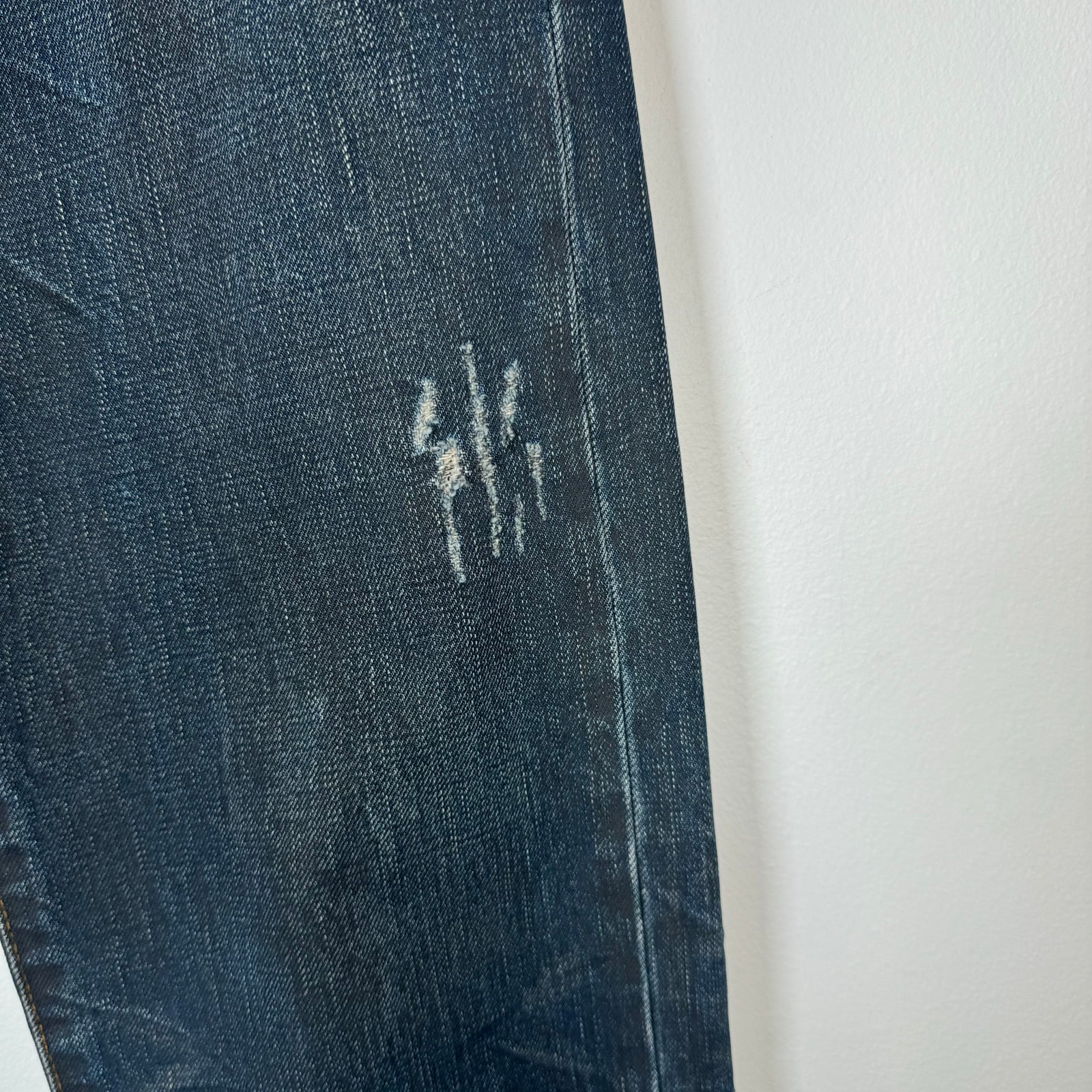 Dior Homme Indigo Clawmark Jeans Size 34