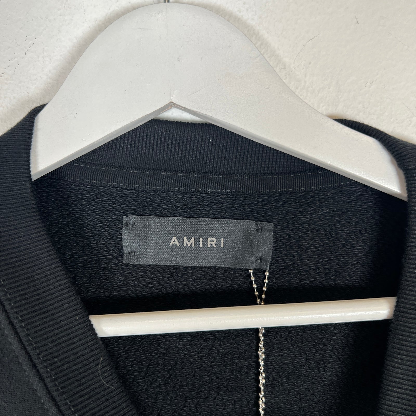 Amiri x Wes Lang Black Curve Logo Crewneck Size XL