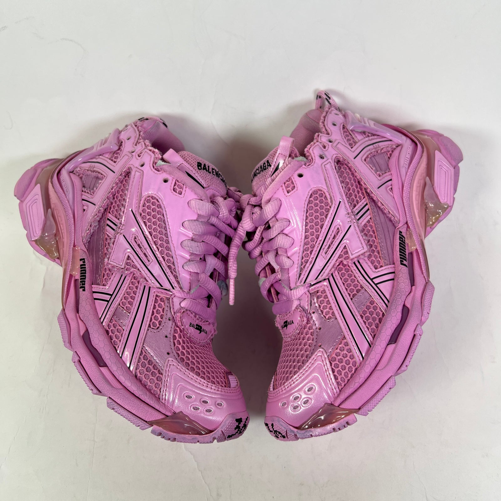 Balenciaga Triple Pink Mesh Runners Size 36