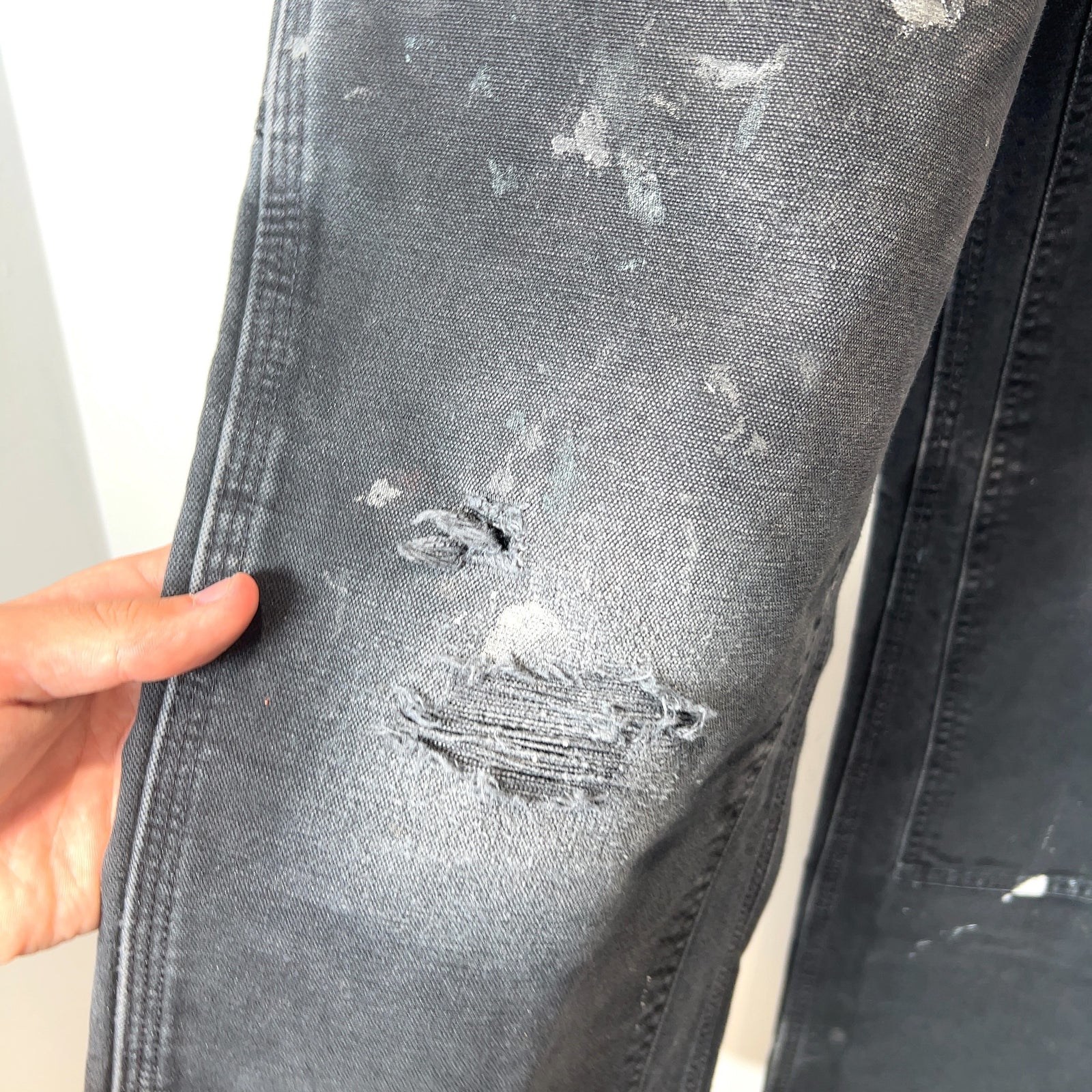 Carhartt Vintage Distressed Splatter 'Double Knee' Carpenter Pants